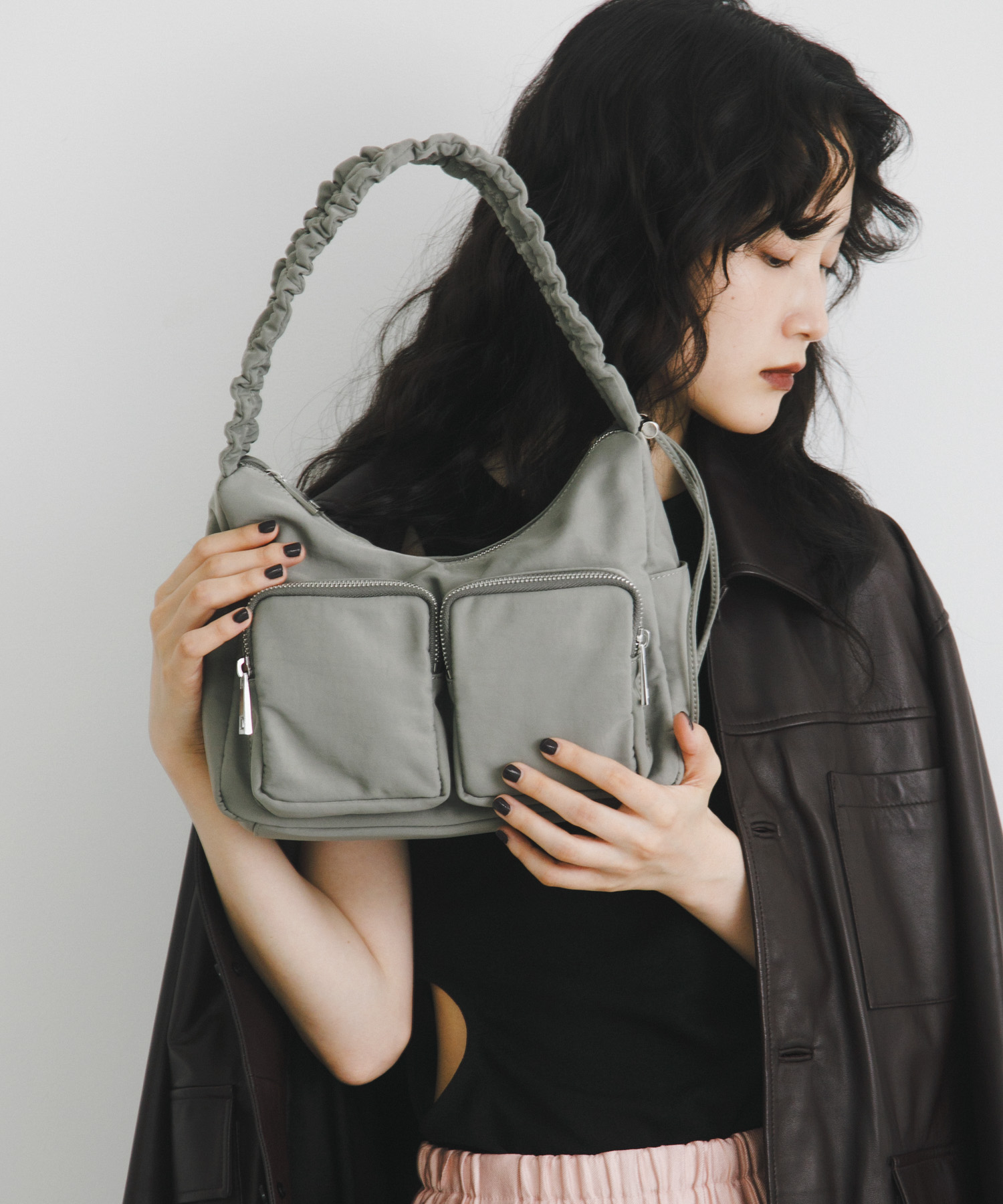 hun RODESKO　Gather pocket GRAY one
