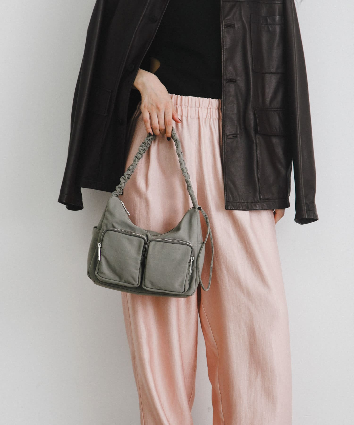 hun RODESKO　Gather pocket GRAY one