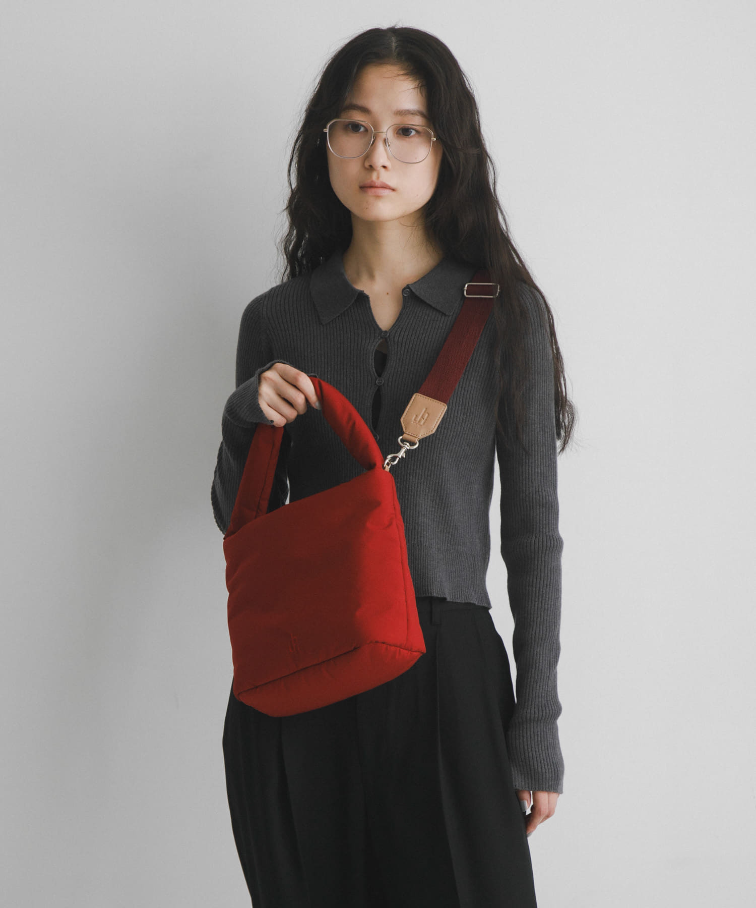 hun RODE SKO　Pated Set RED/BEIGE one