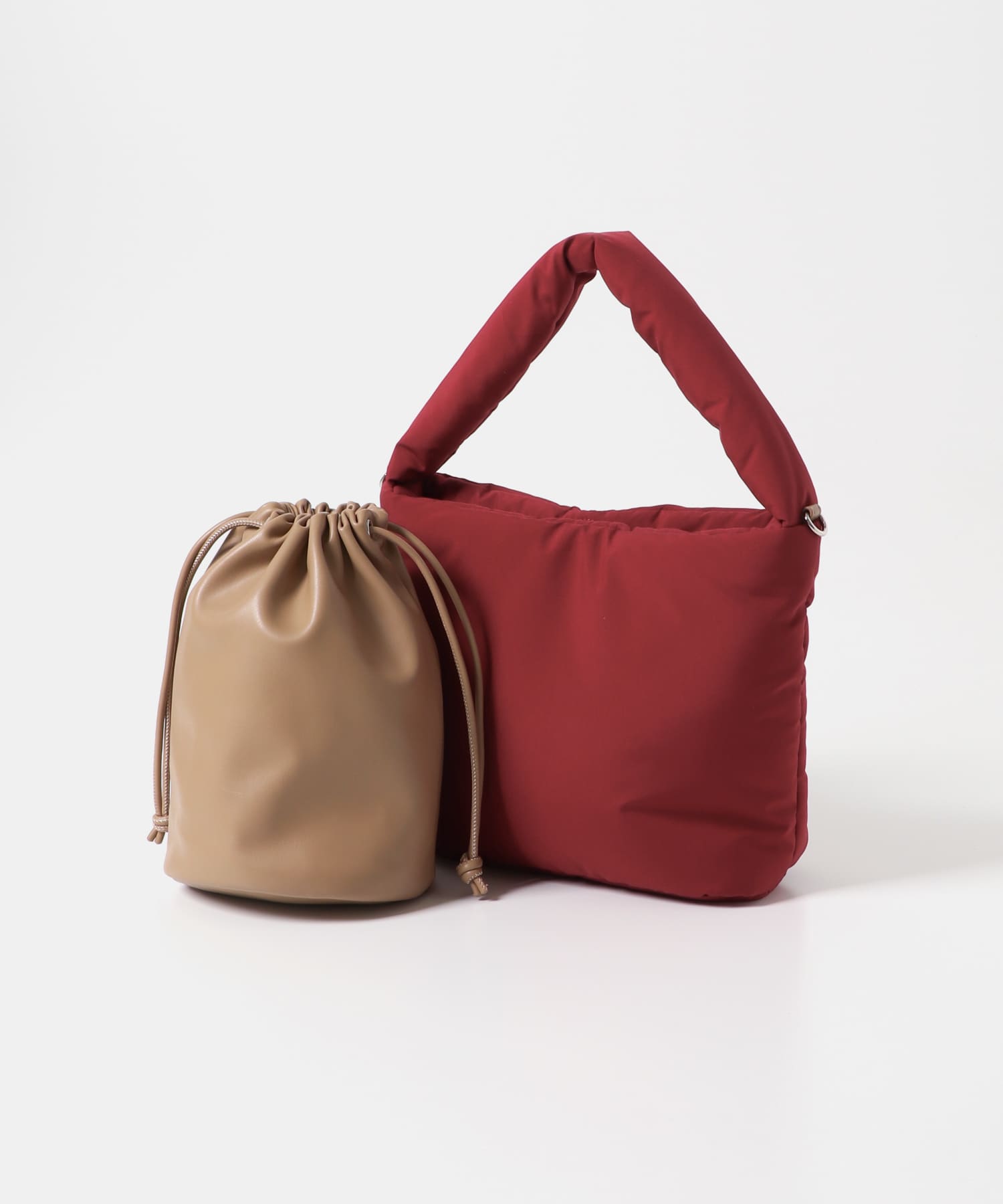 hun RODE SKO　Pated Set RED/BEIGE one