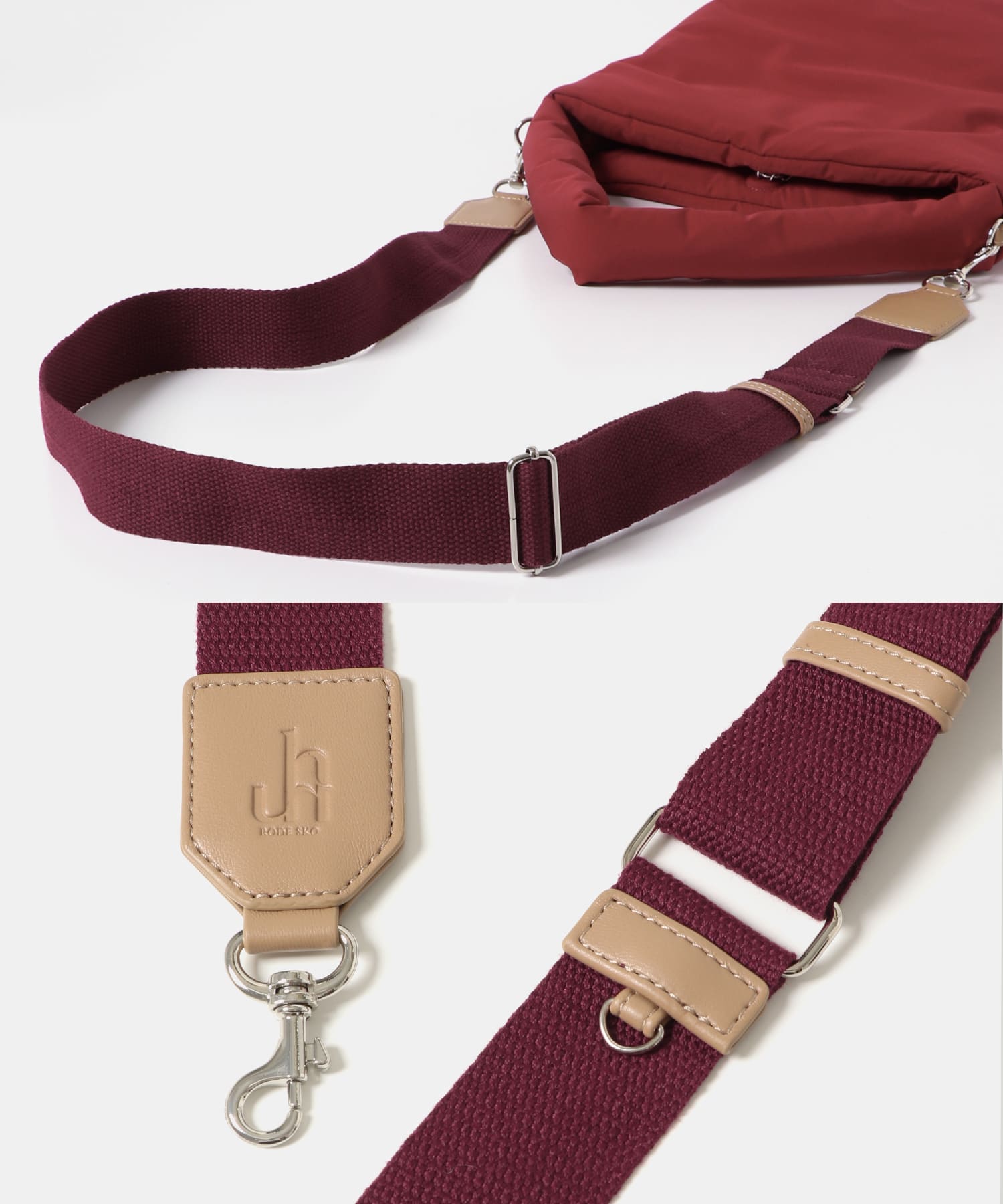 hun RODE SKO　Pated Set RED/BEIGE one
