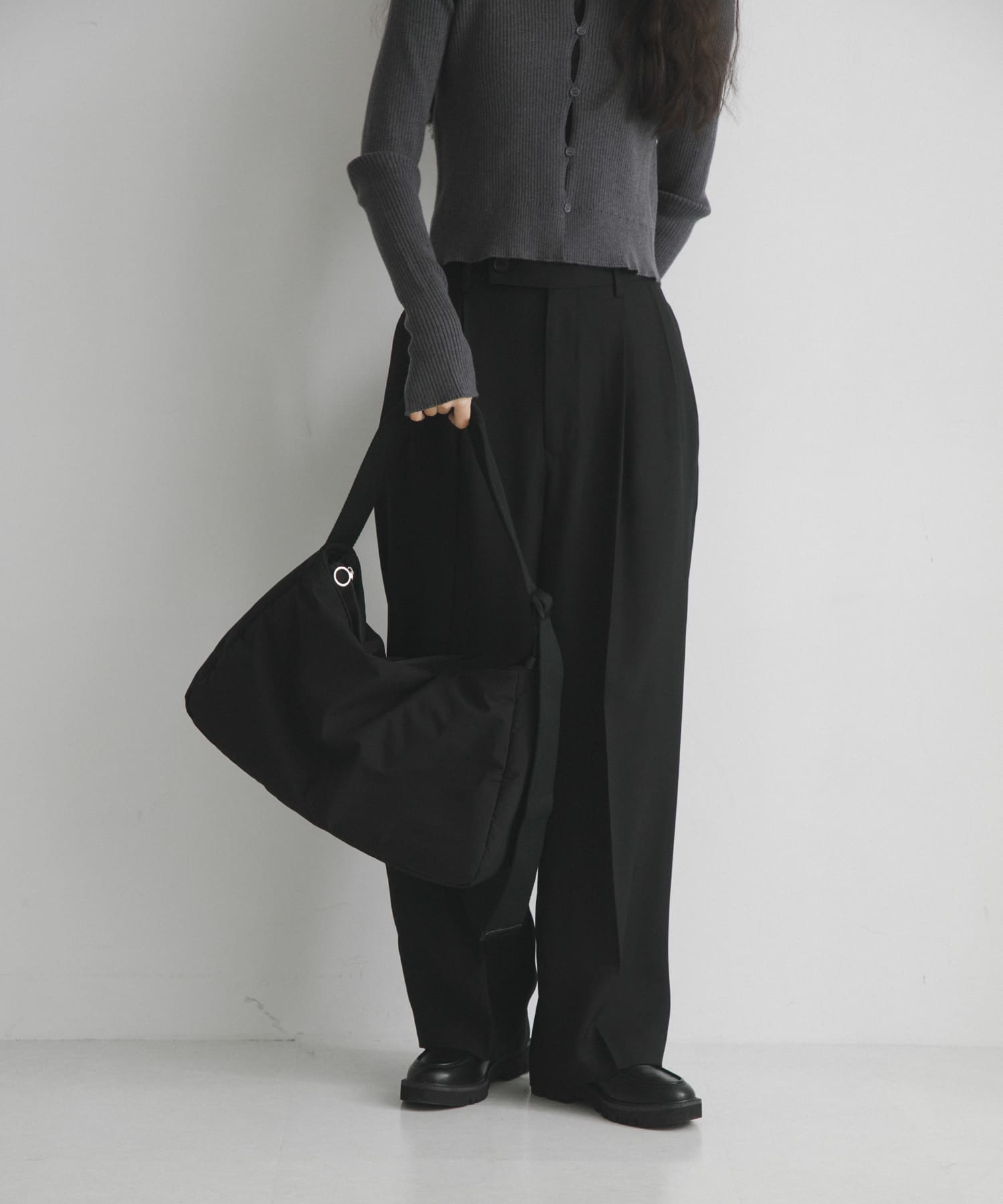 hun RODESKO　Pated Belt BLACK one