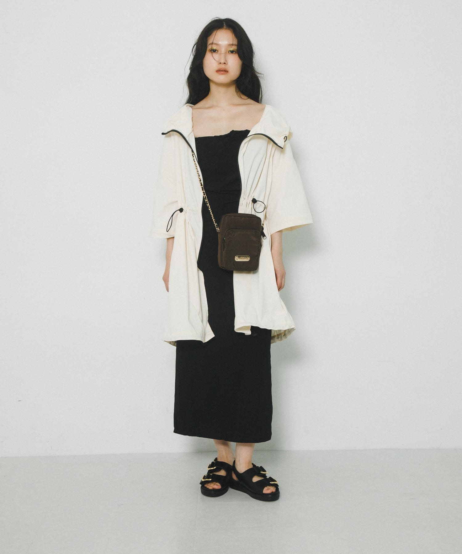 『別注』OUTDOOR PRODUCTS×hun RODESKO　Chain Pocket Bag BROWN -