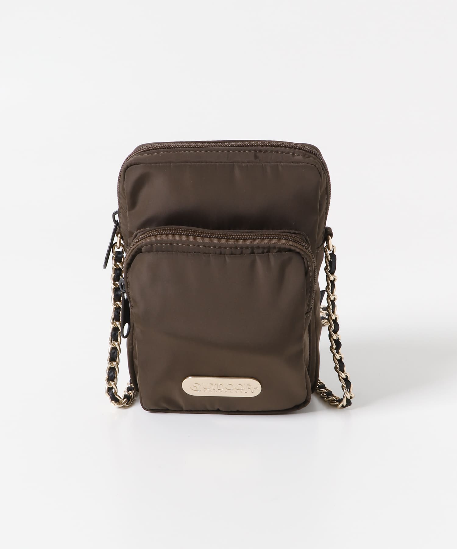 『別注』OUTDOOR PRODUCTS×hun RODE SKO　Chain Pocket Bag BROWN -