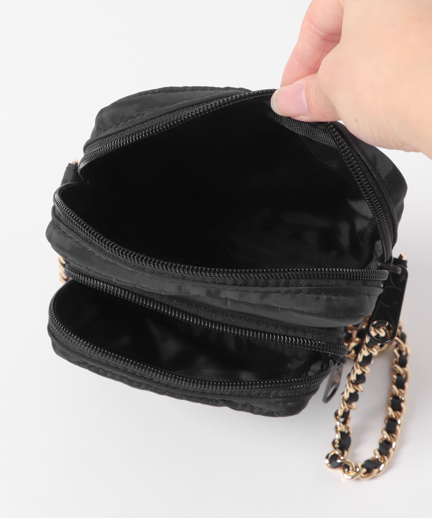 『別注』OUTDOOR PRODUCTS×hun RODE SKO　Chain Pocket Bag BLACK -