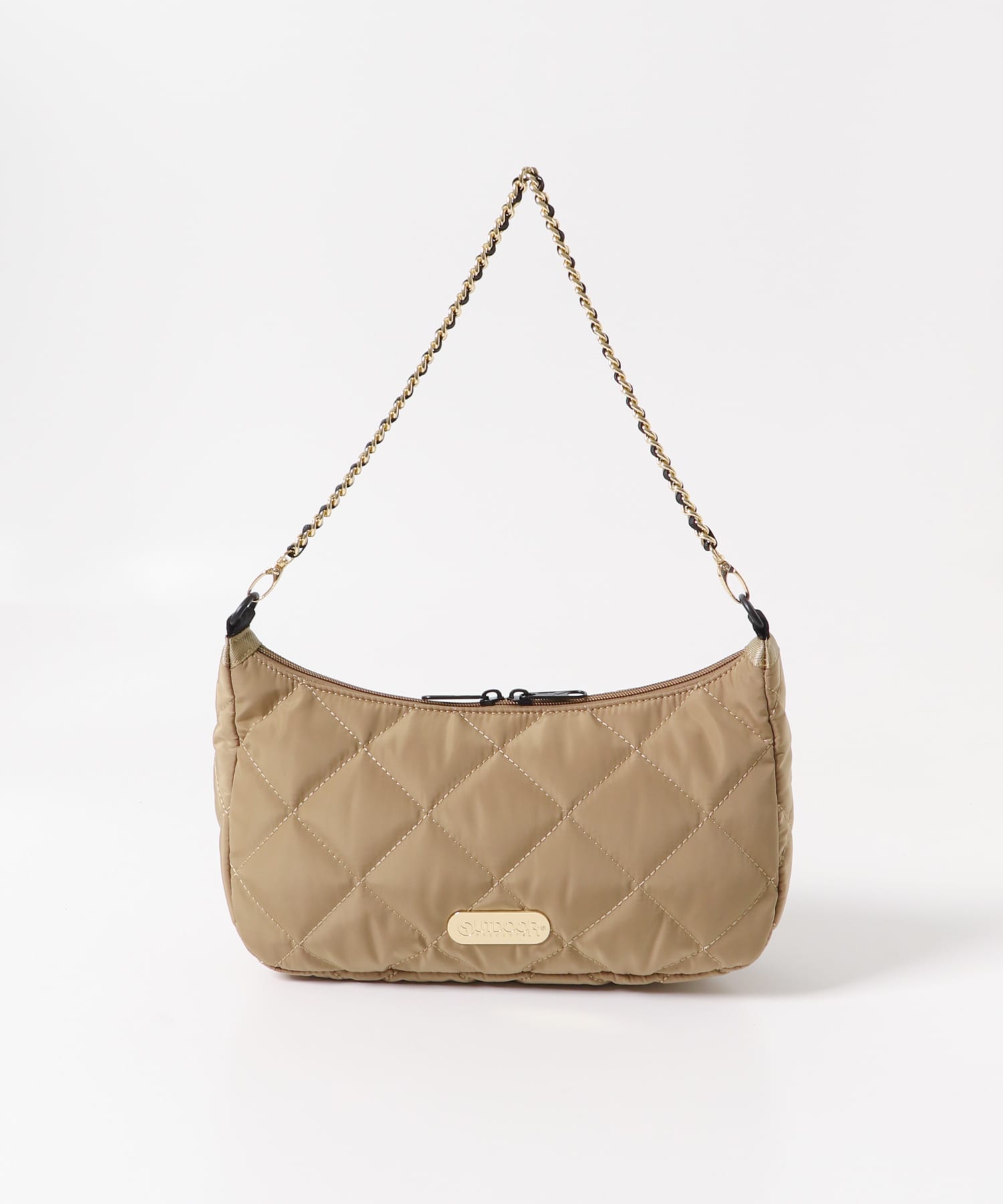 『別注』OUTDOOR PRODUCTS×hun RODE SKO　QuiltingChainBag BEIGE -