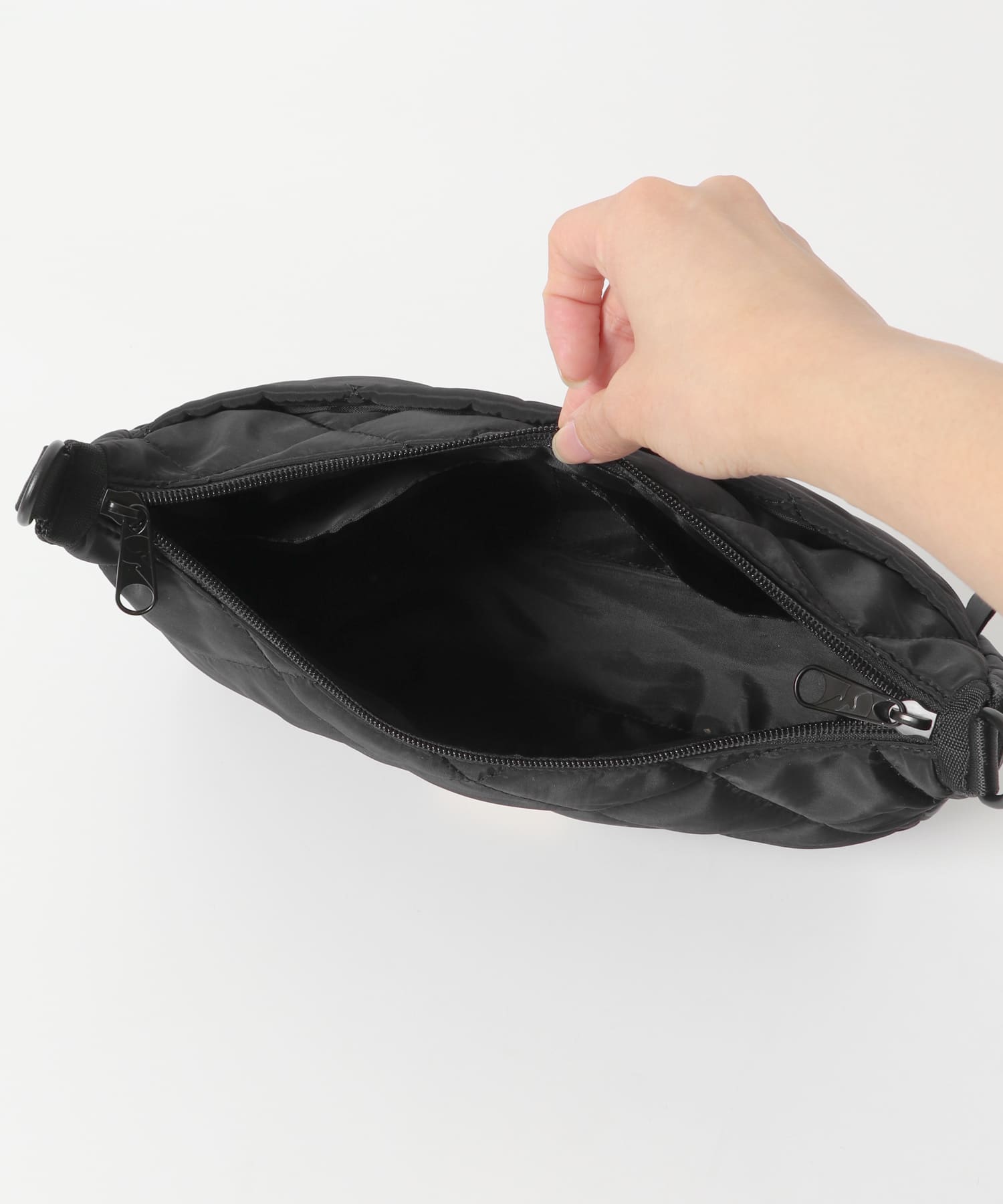 『別注』OUTDOOR PRODUCTS×hun RODE SKO　QuiltingChainBag BLACK -