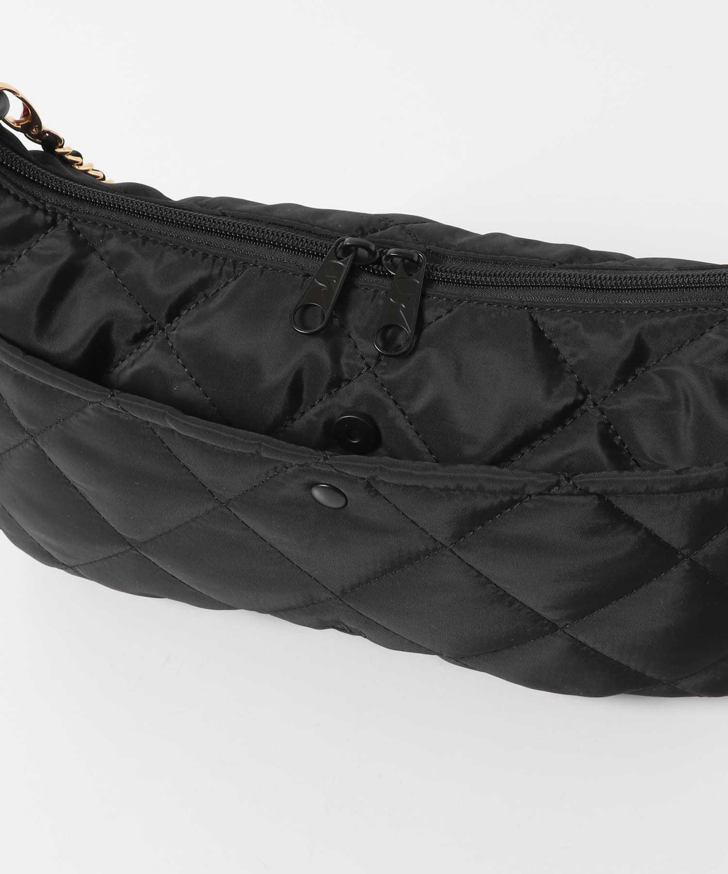 『別注』OUTDOOR PRODUCTS×hun RODE SKO　QuiltingChainBag BLACK -
