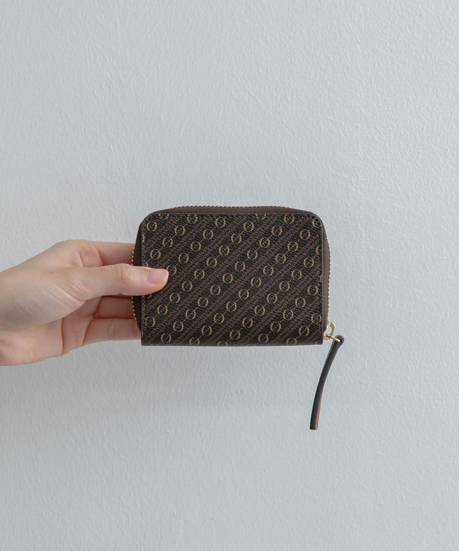 モノグラムカードケース BROWN one