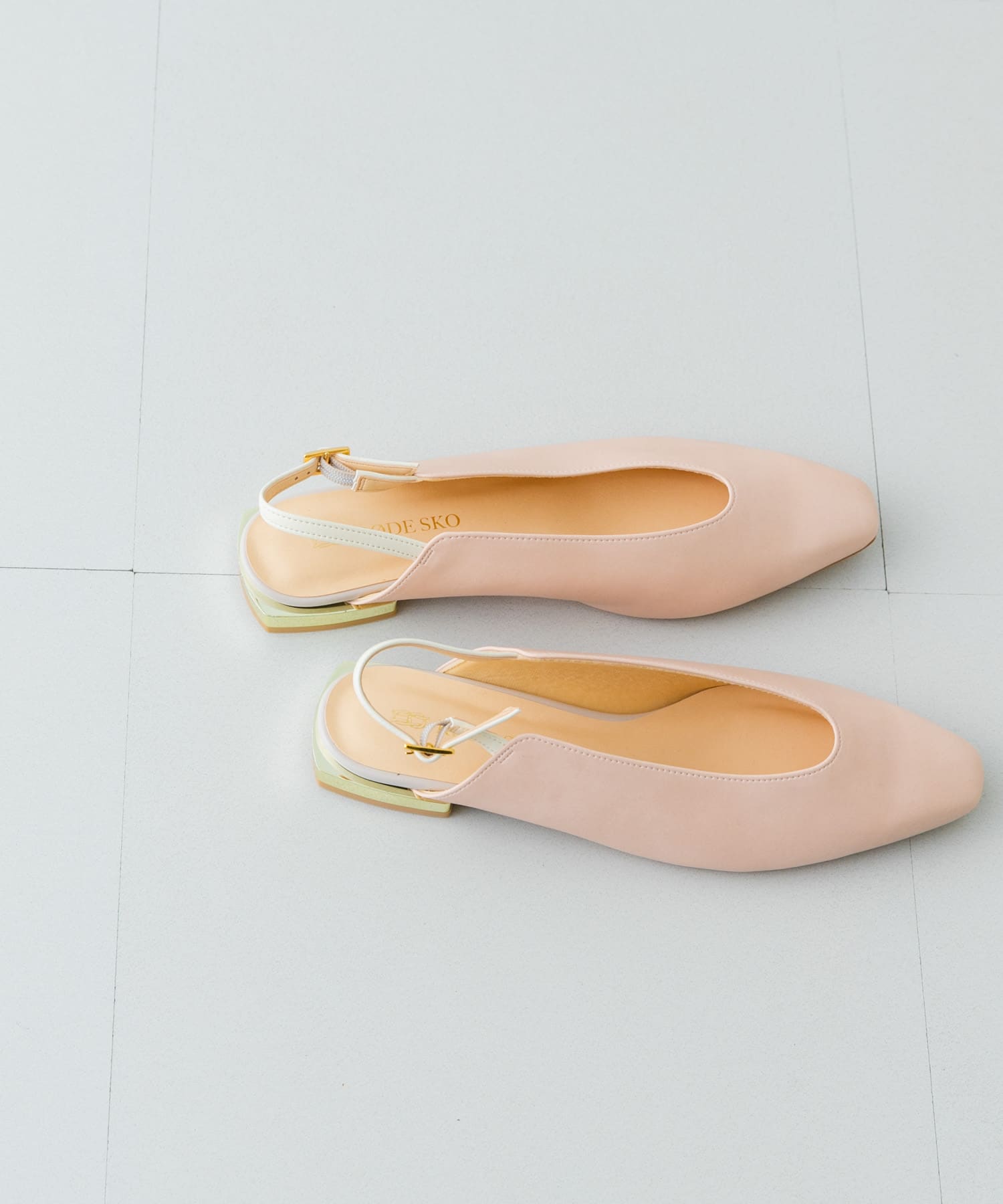 『MADE IN JAPAN』NEDKE バックストラップパンプス PINK 36