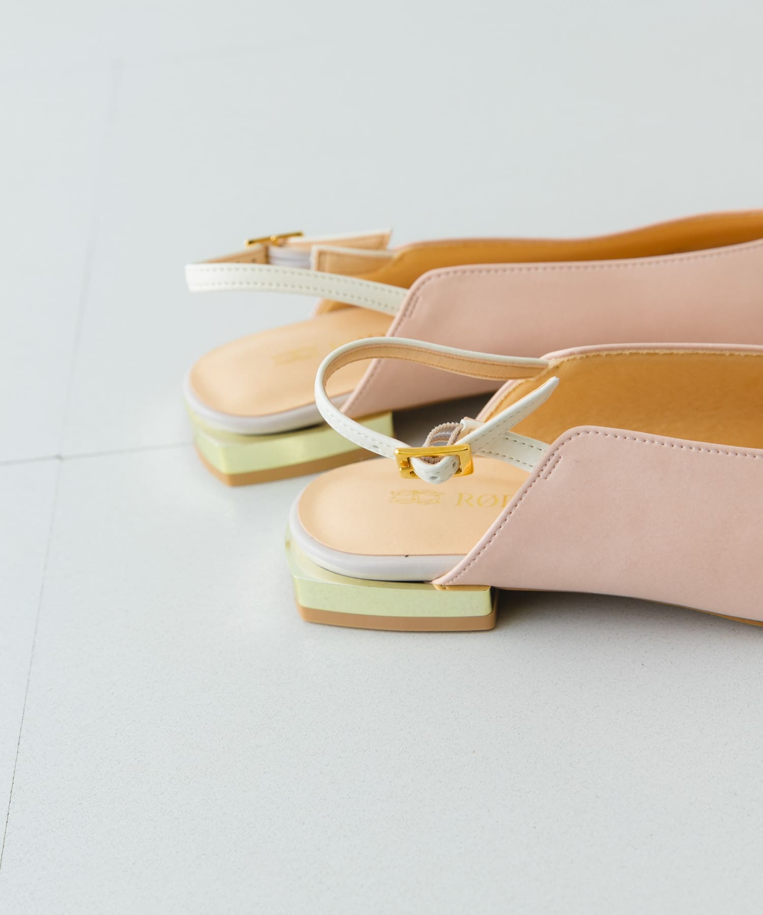 『MADE IN JAPAN』NEDKE バックストラップパンプス PINK 36