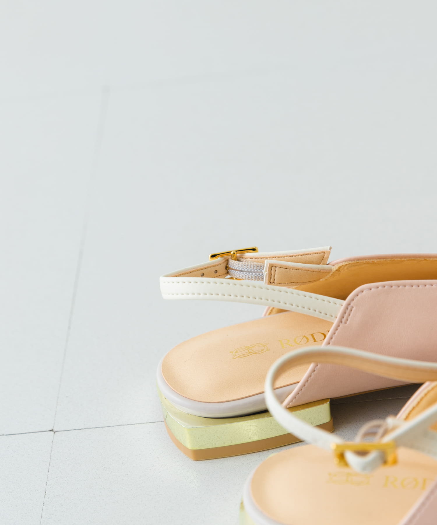 『MADE IN JAPAN』NEDKE バックストラップパンプス PINK 36