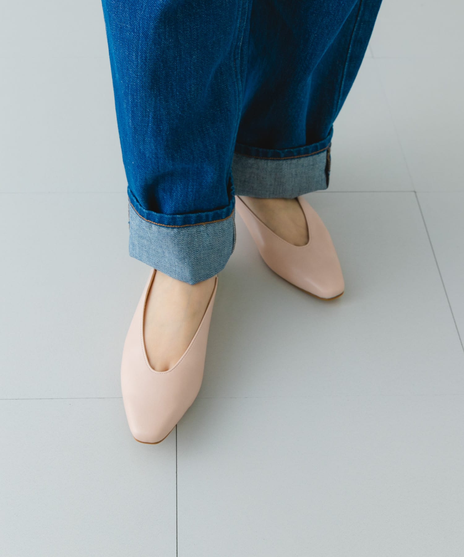 『MADE IN JAPAN』NEDKE バックストラップパンプス PINK 36