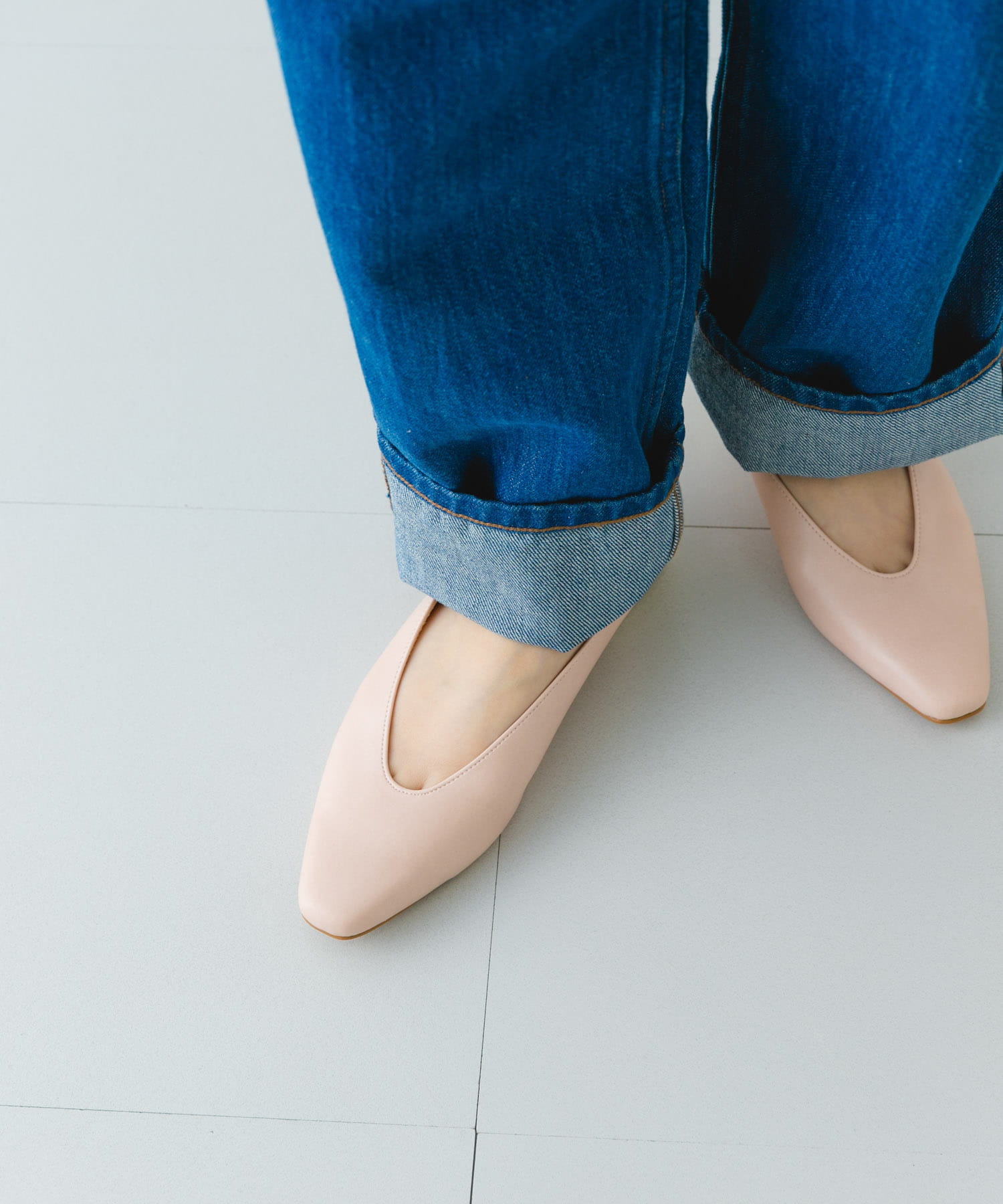 『MADE IN JAPAN』NEDKE バックストラップパンプス PINK 37