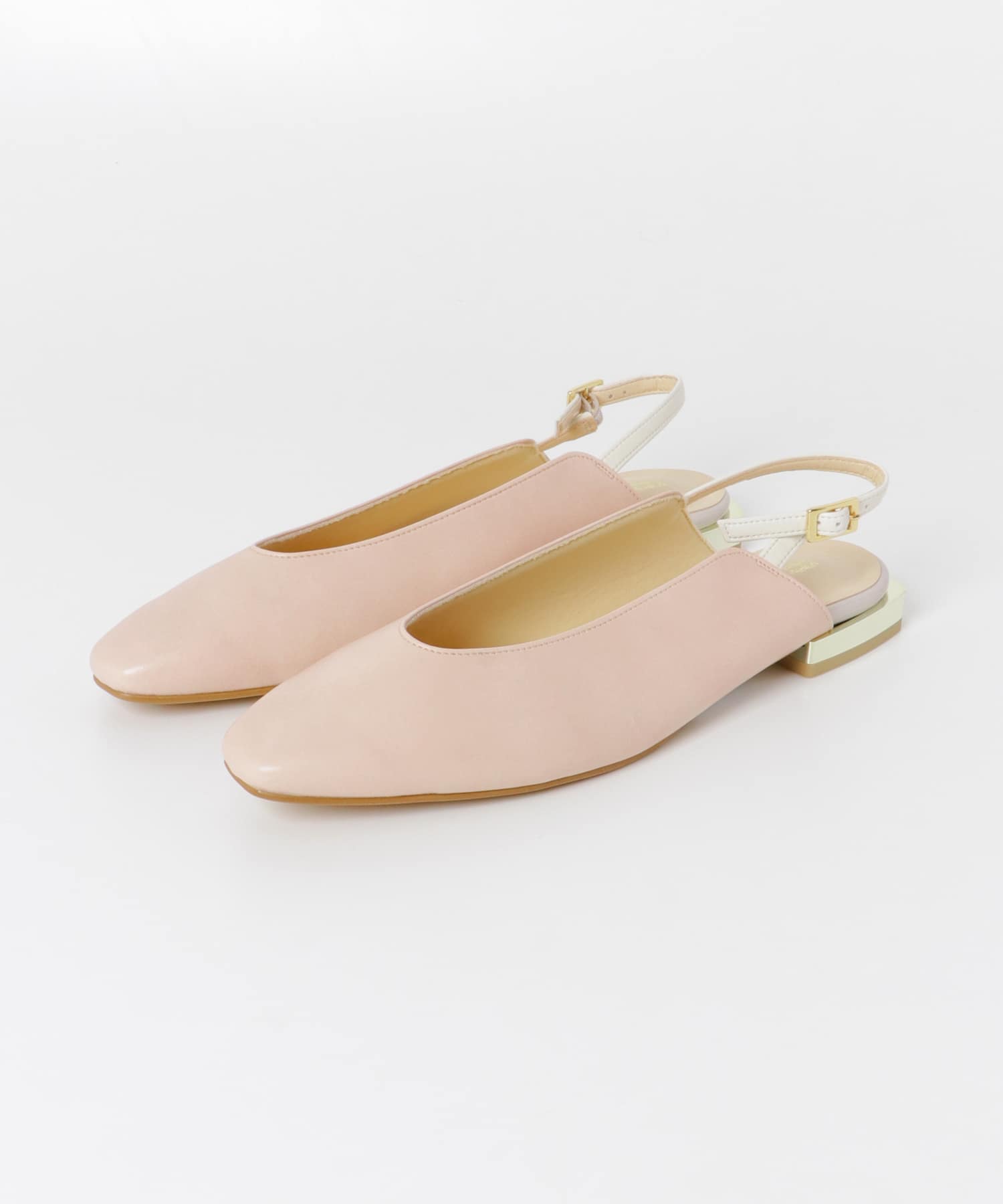 『MADE IN JAPAN』NEDKE バックストラップパンプス PINK 37