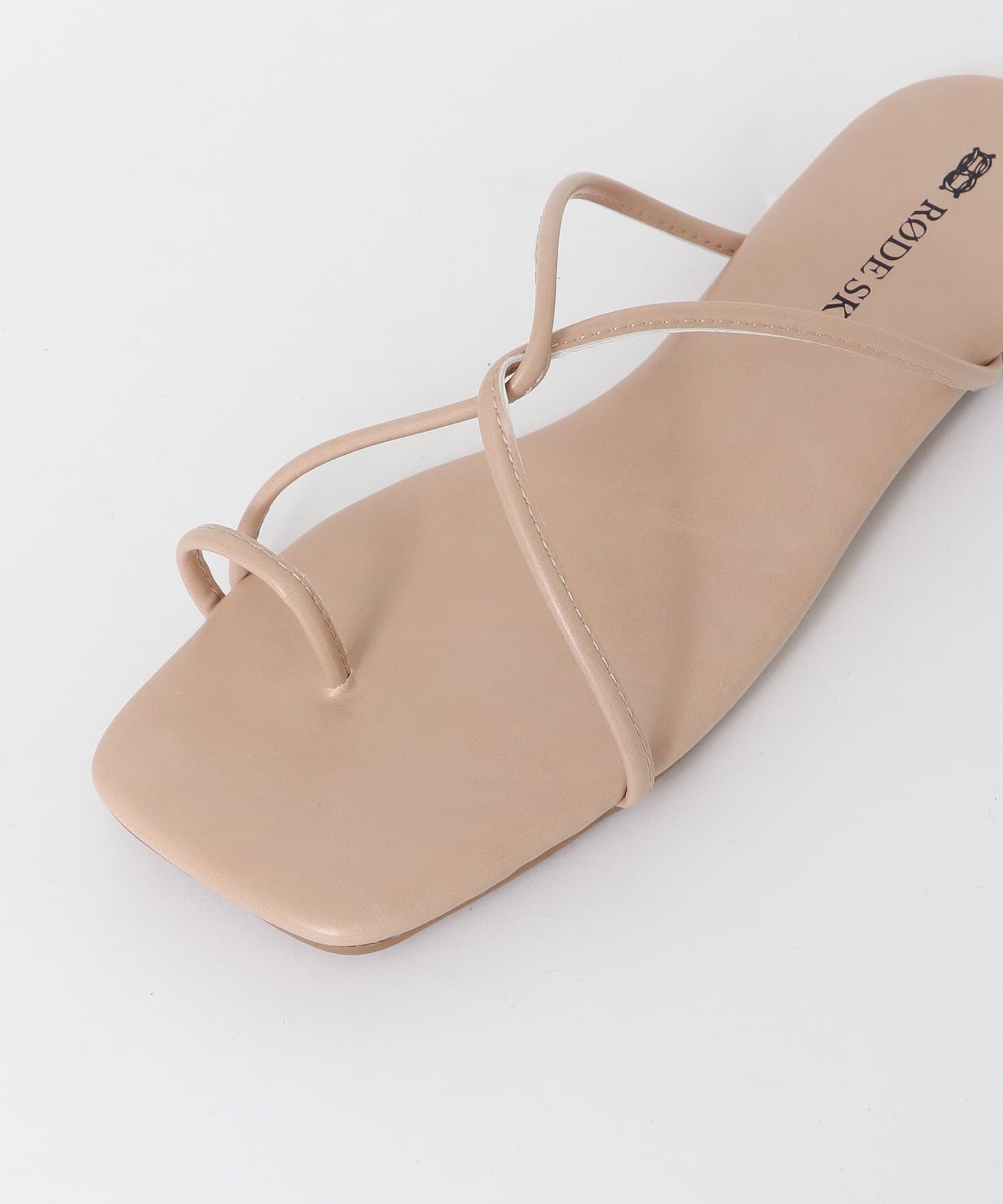 HETA 細ストラップサンダル PINK BEIGE 36