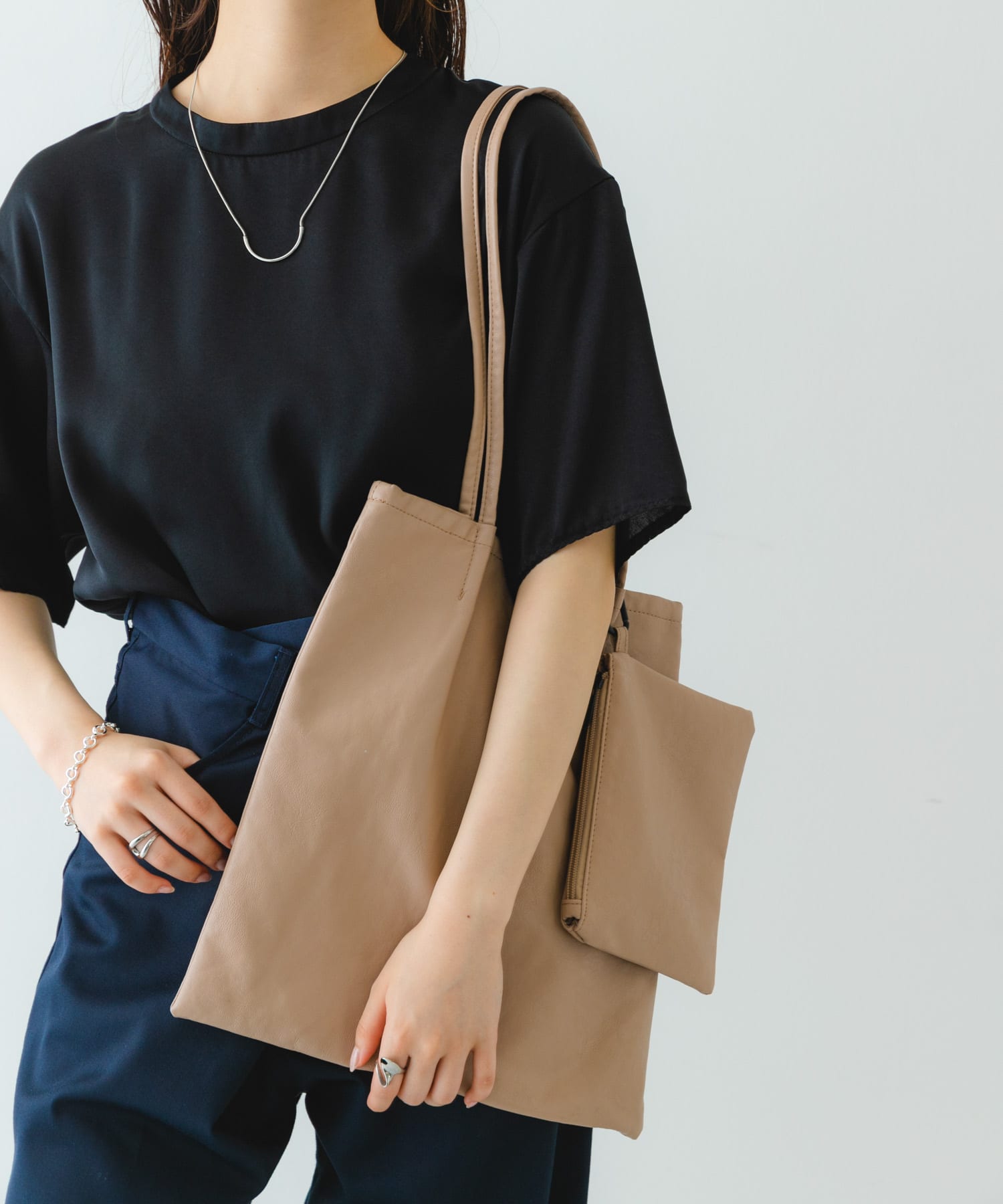 ウォッシャブルコンパクトトートバッグ OAK one