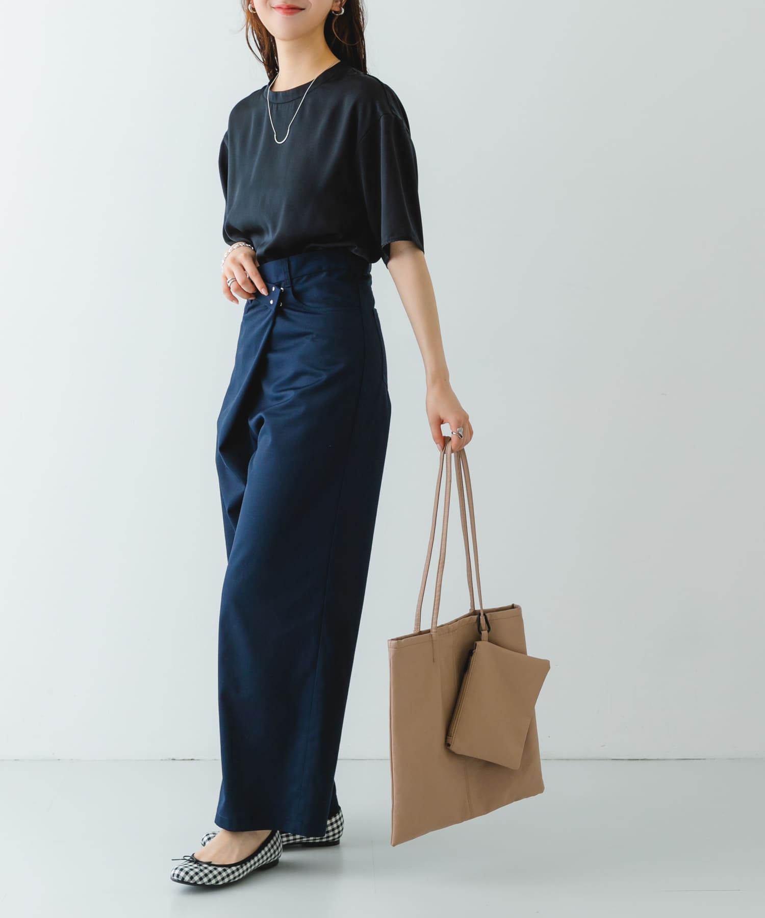 ウォッシャブルコンパクトトートバッグ OAK one