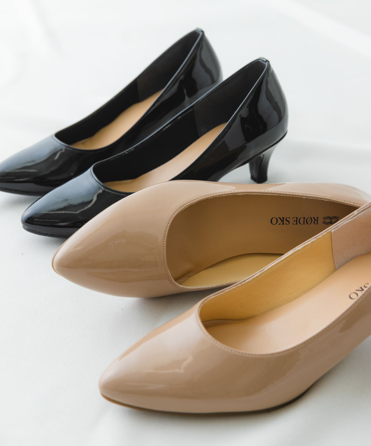 5センチエナメルパンプス GREIGE 35