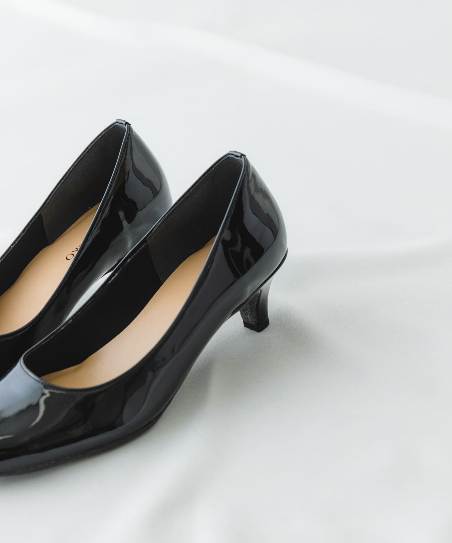 5センチエナメルパンプス BLACK 35