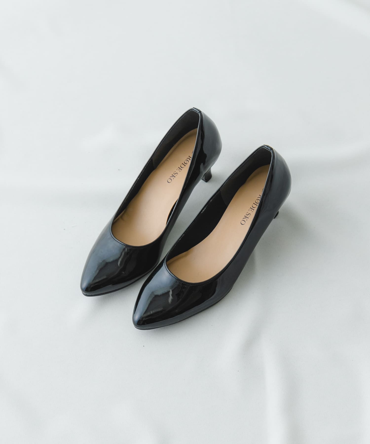 5センチエナメルパンプス BLACK 35