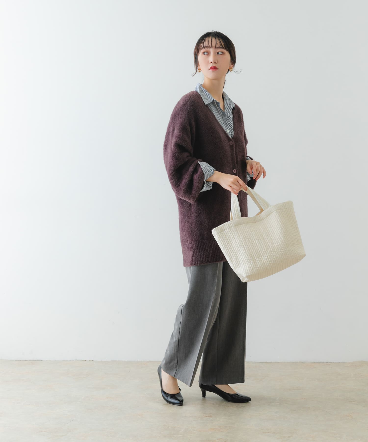 5センチエナメルパンプス BLACK 35