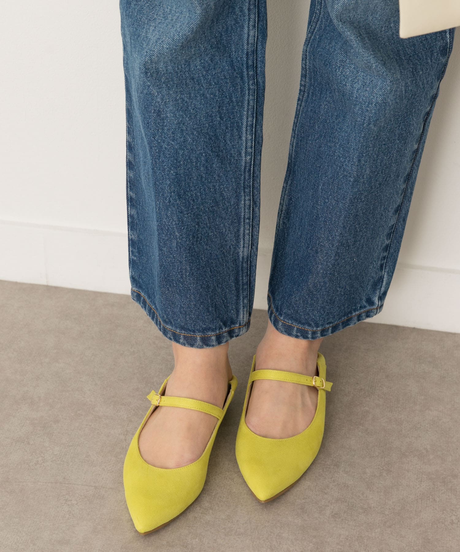 『MADE IN JAPAN』2WAYメリージェーンパンプス LIME 36