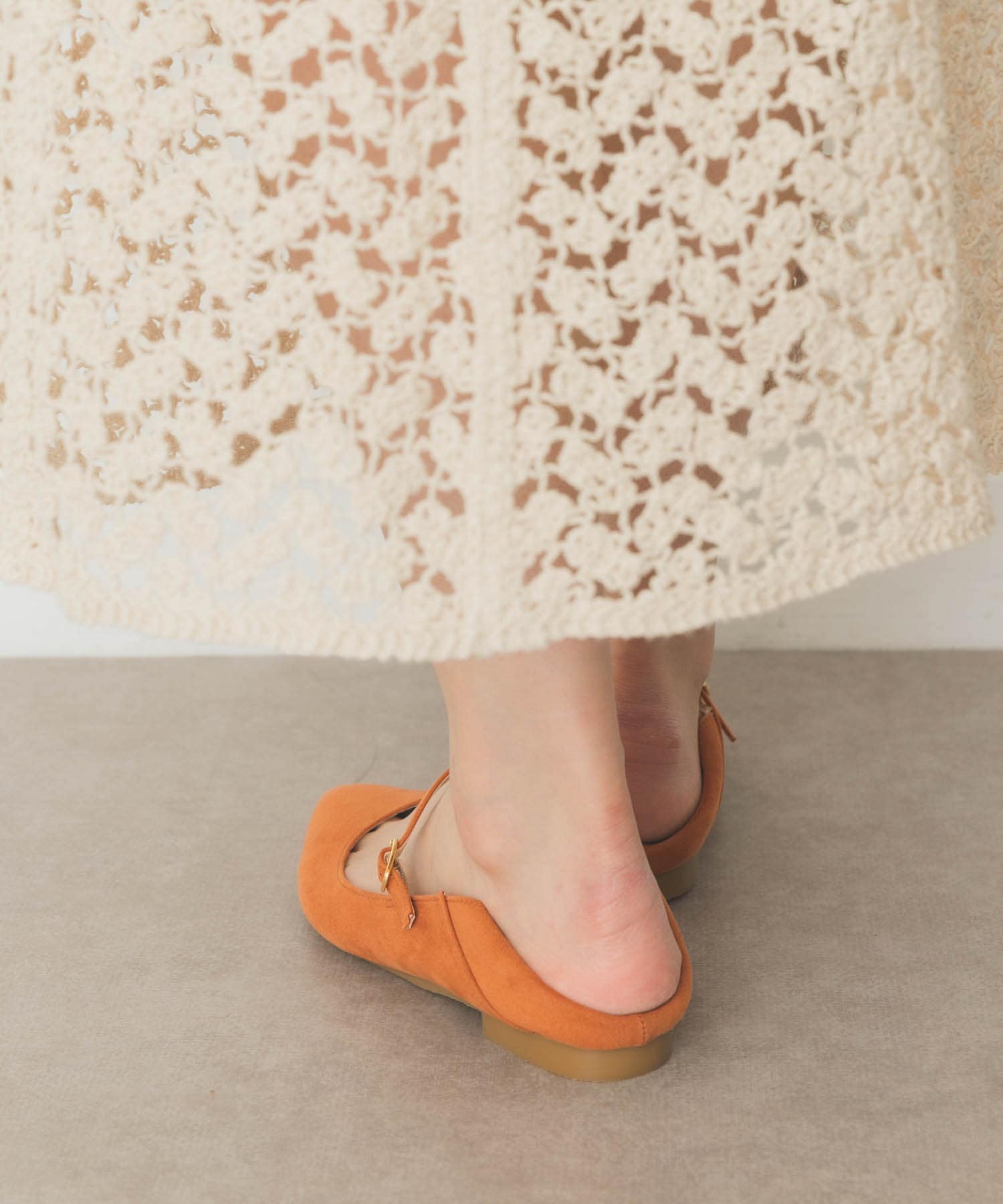『MADE IN JAPAN』2WAYメリージェーンパンプス C.ORANGE 36