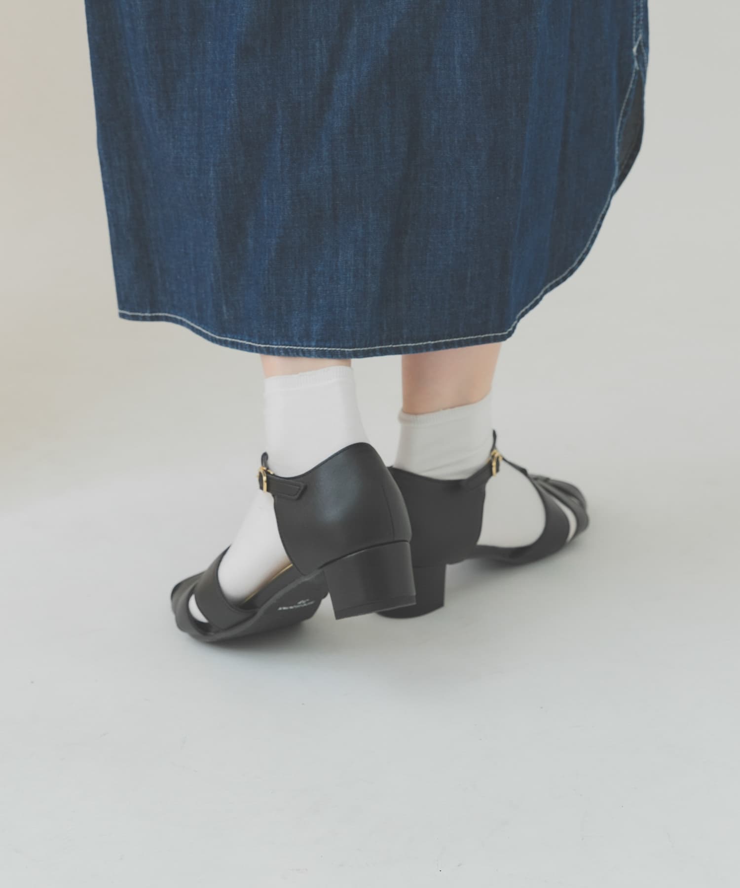『MADE IN JAPAN』3.5センチグルカサンダル BLACK 36