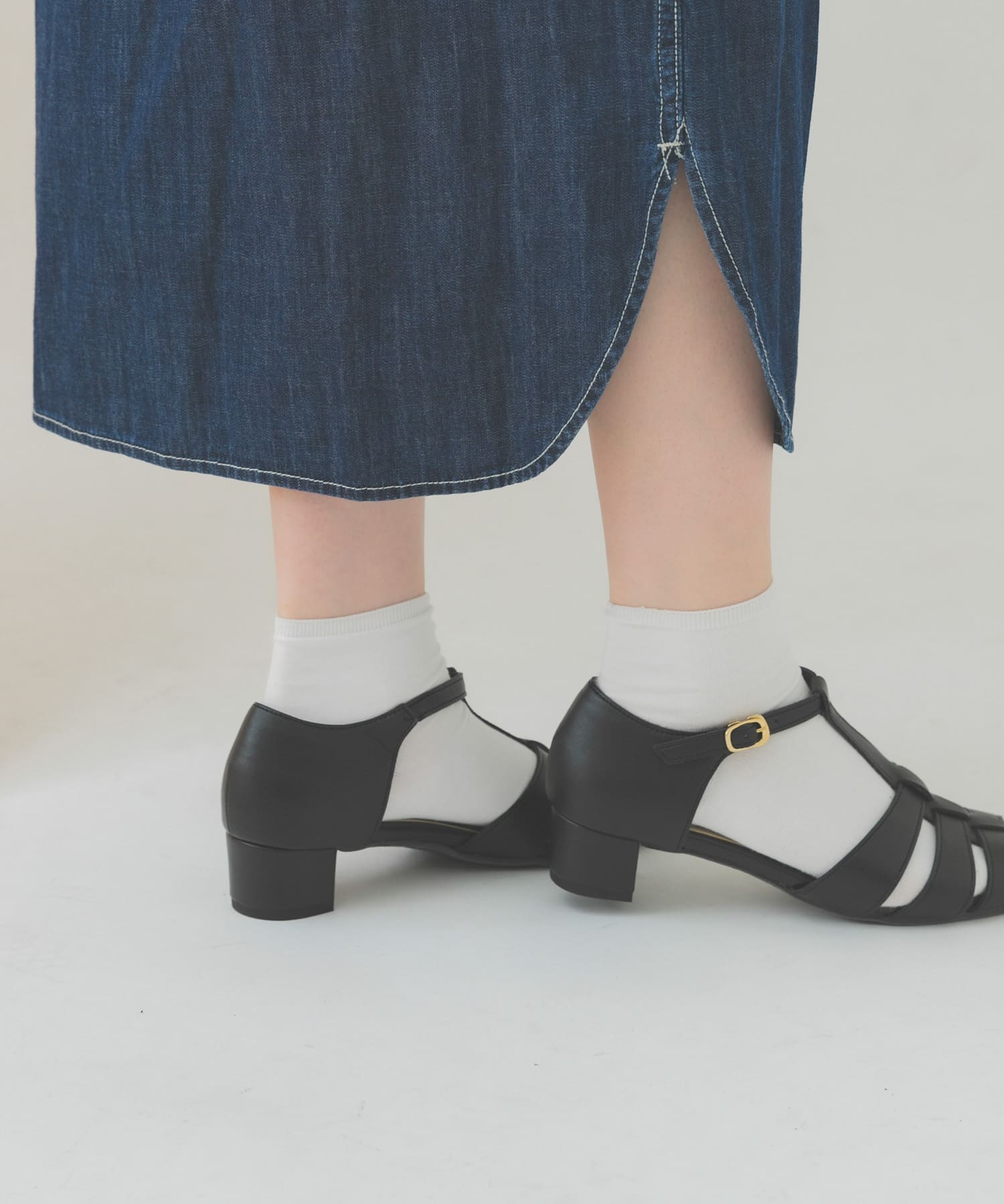 『MADE IN JAPAN』3.5センチグルカサンダル BLACK 36