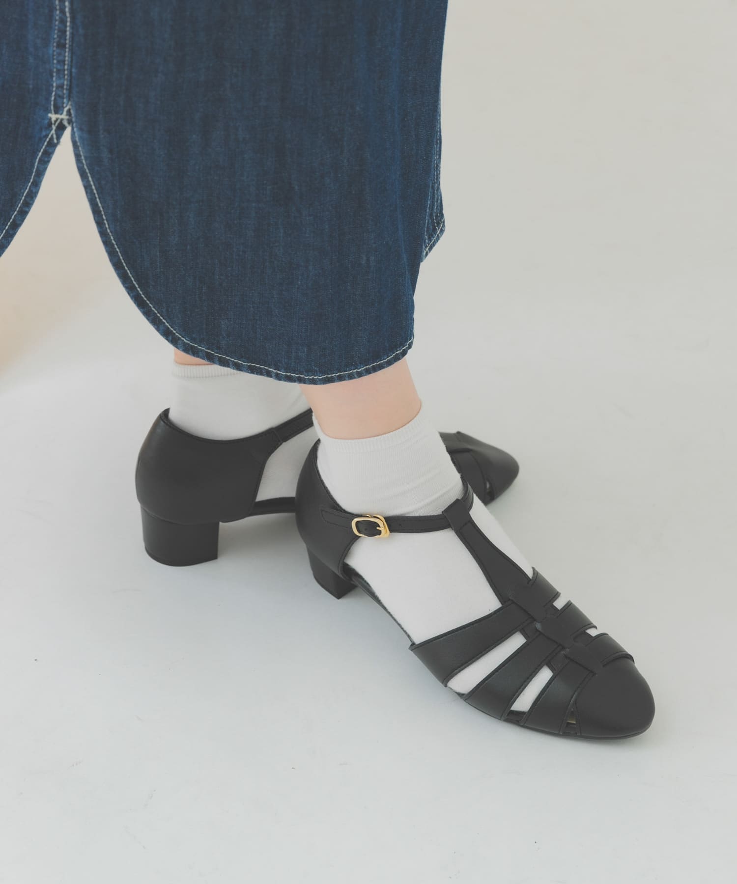 『MADE IN JAPAN』3.5センチグルカサンダル BLACK 36