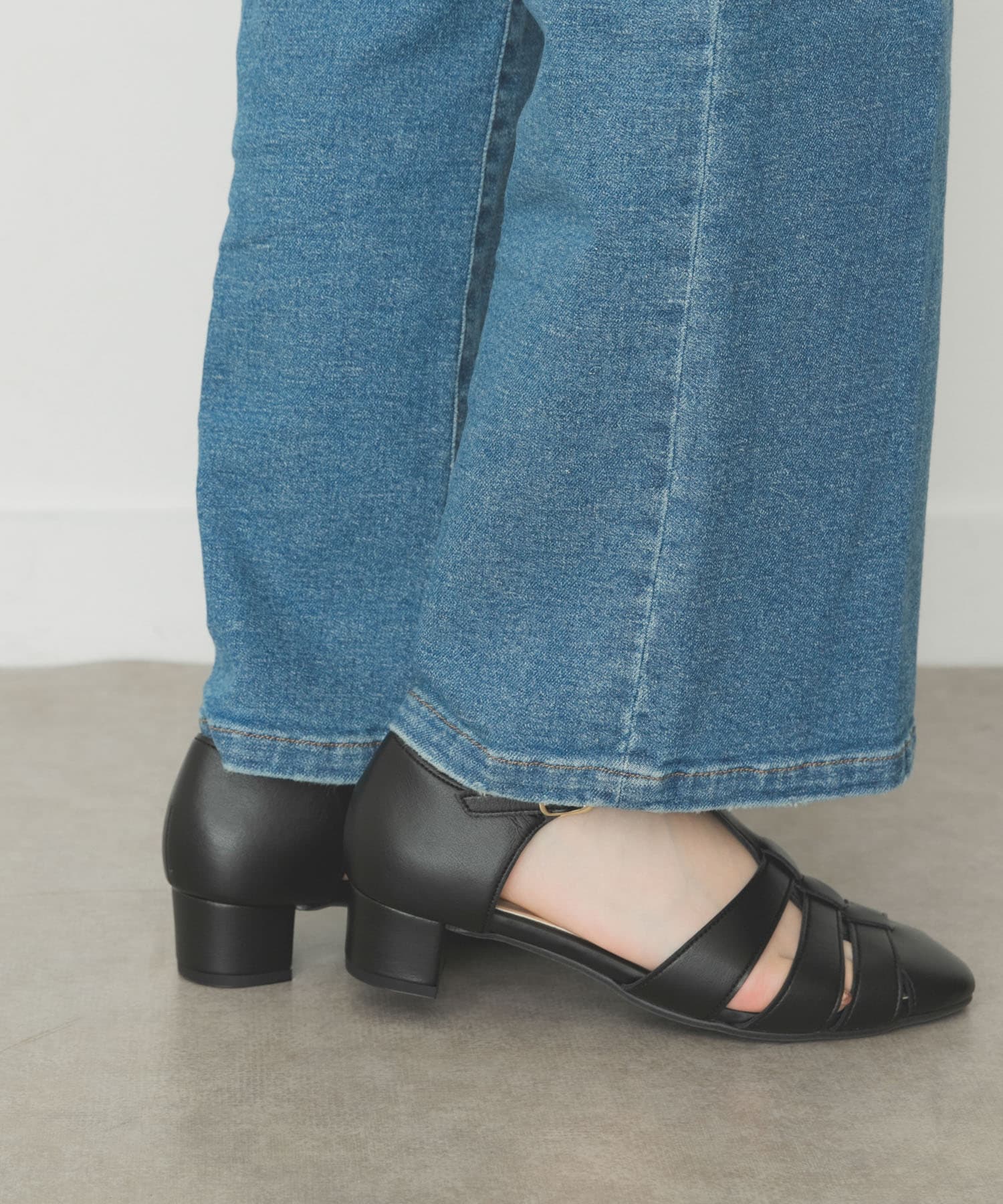 『MADE IN JAPAN』3.5センチグルカサンダル BLACK 36