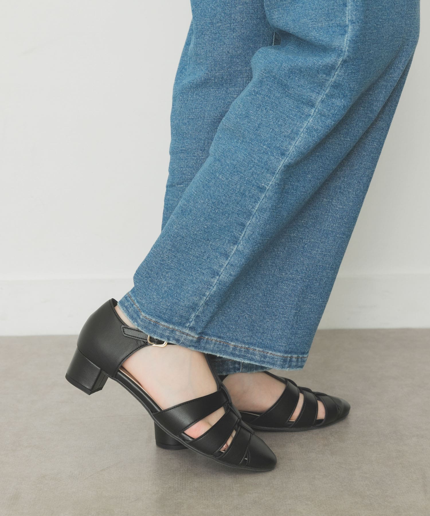 『MADE IN JAPAN』3.5センチグルカサンダル BLACK 36