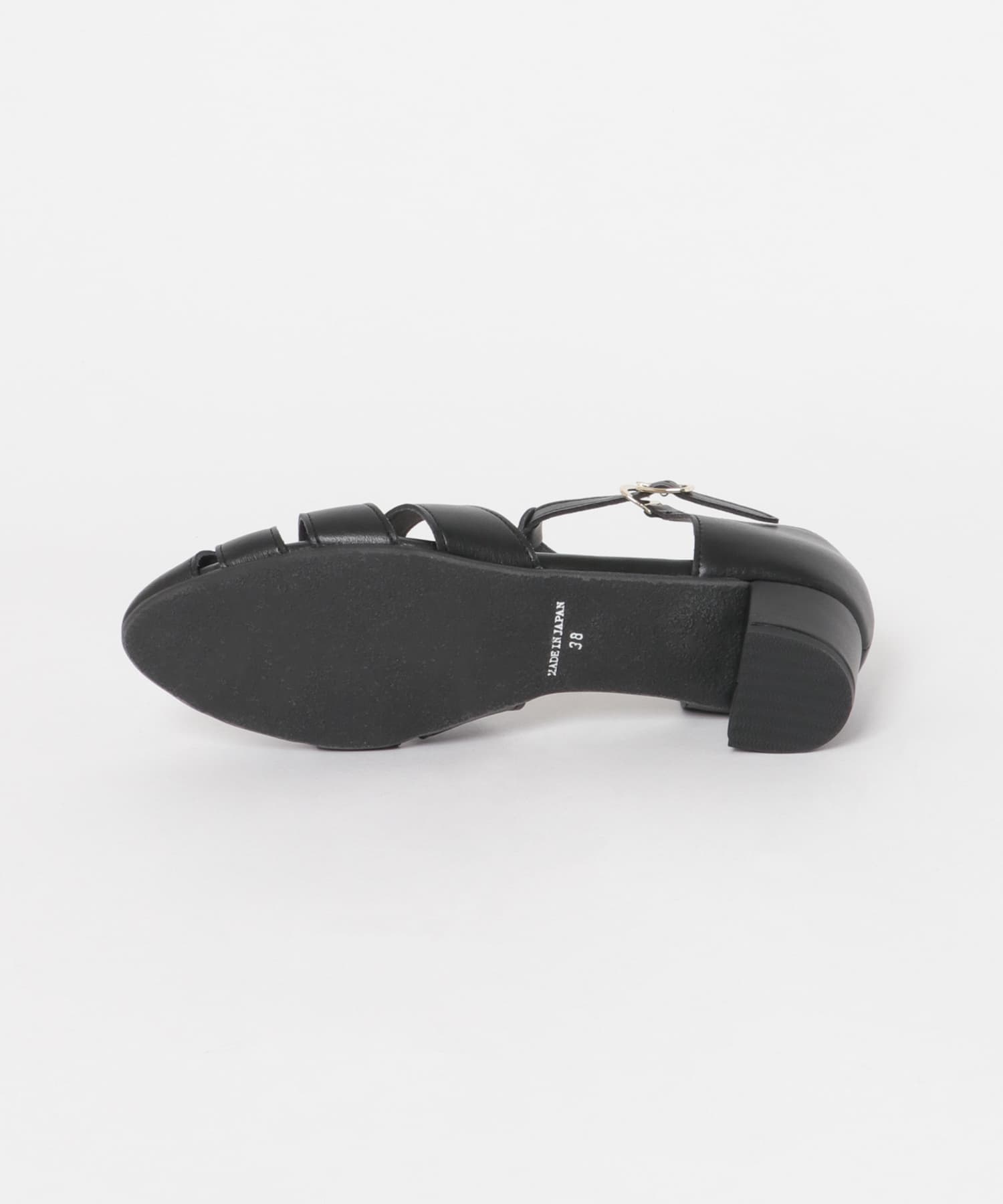 『MADE IN JAPAN』3.5センチグルカサンダル BLACK 36