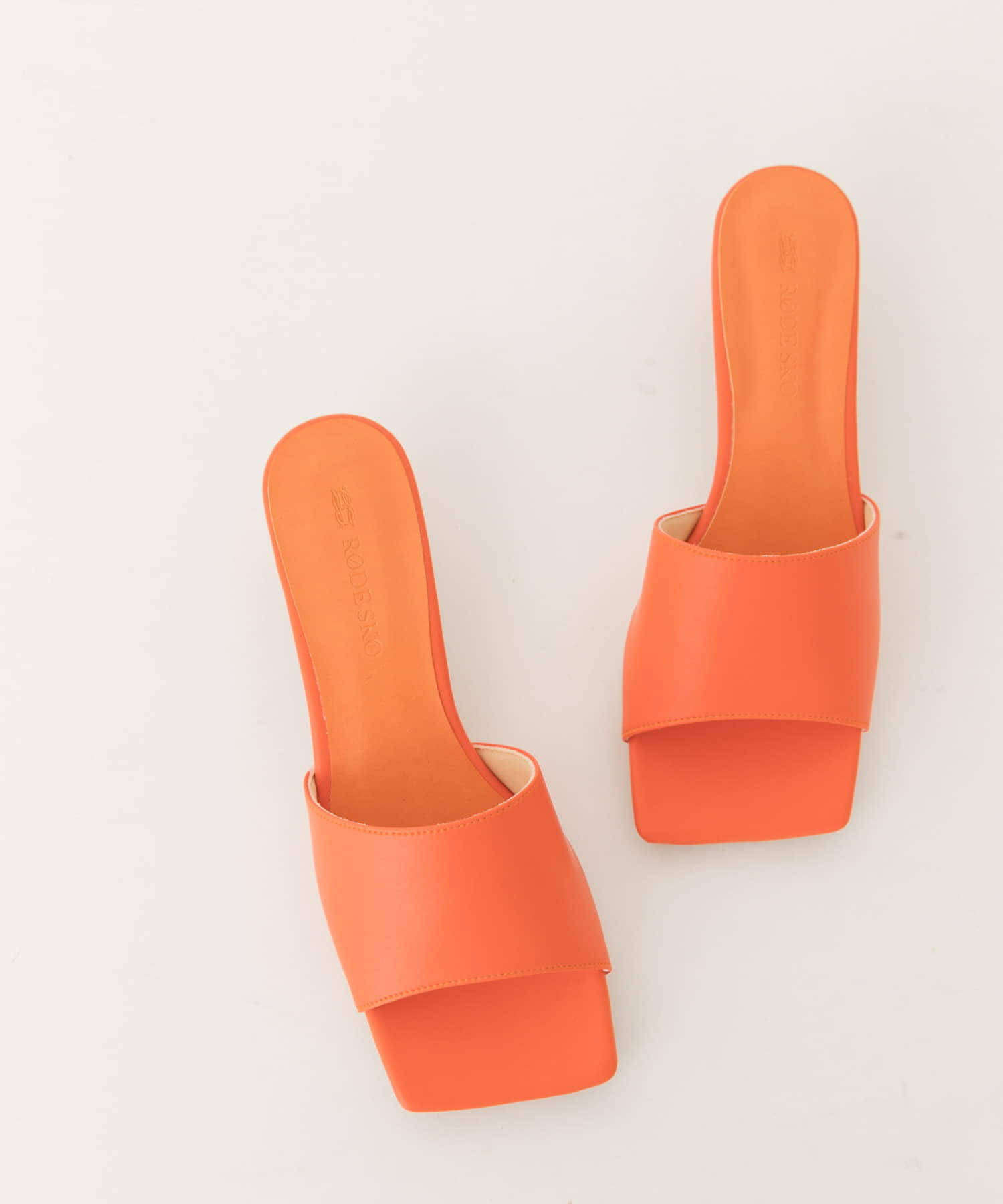『MADE IN JAPAN』スクエアミュール ORANGE 38