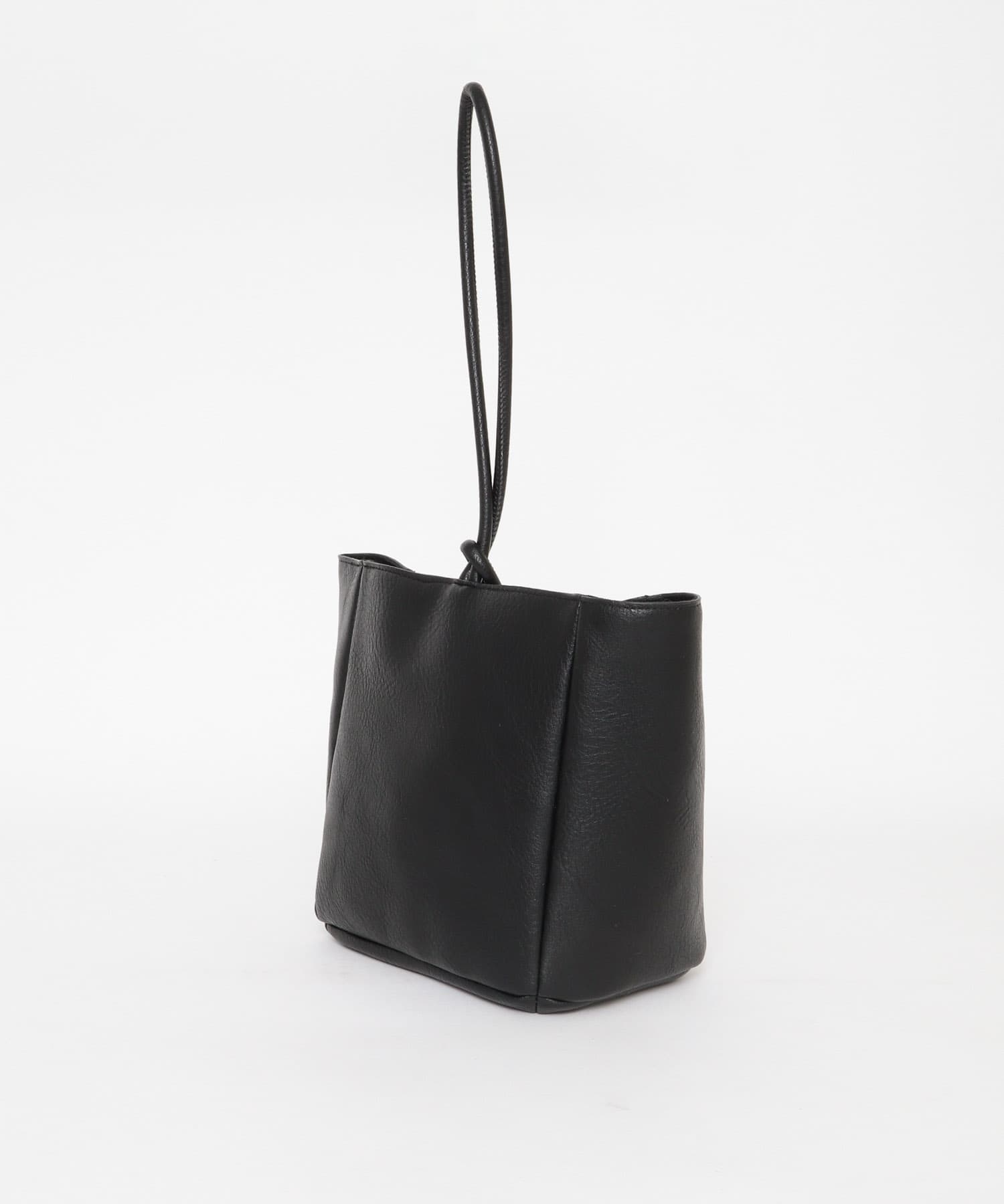 まるひもワンハンドルバッグ BLACK one