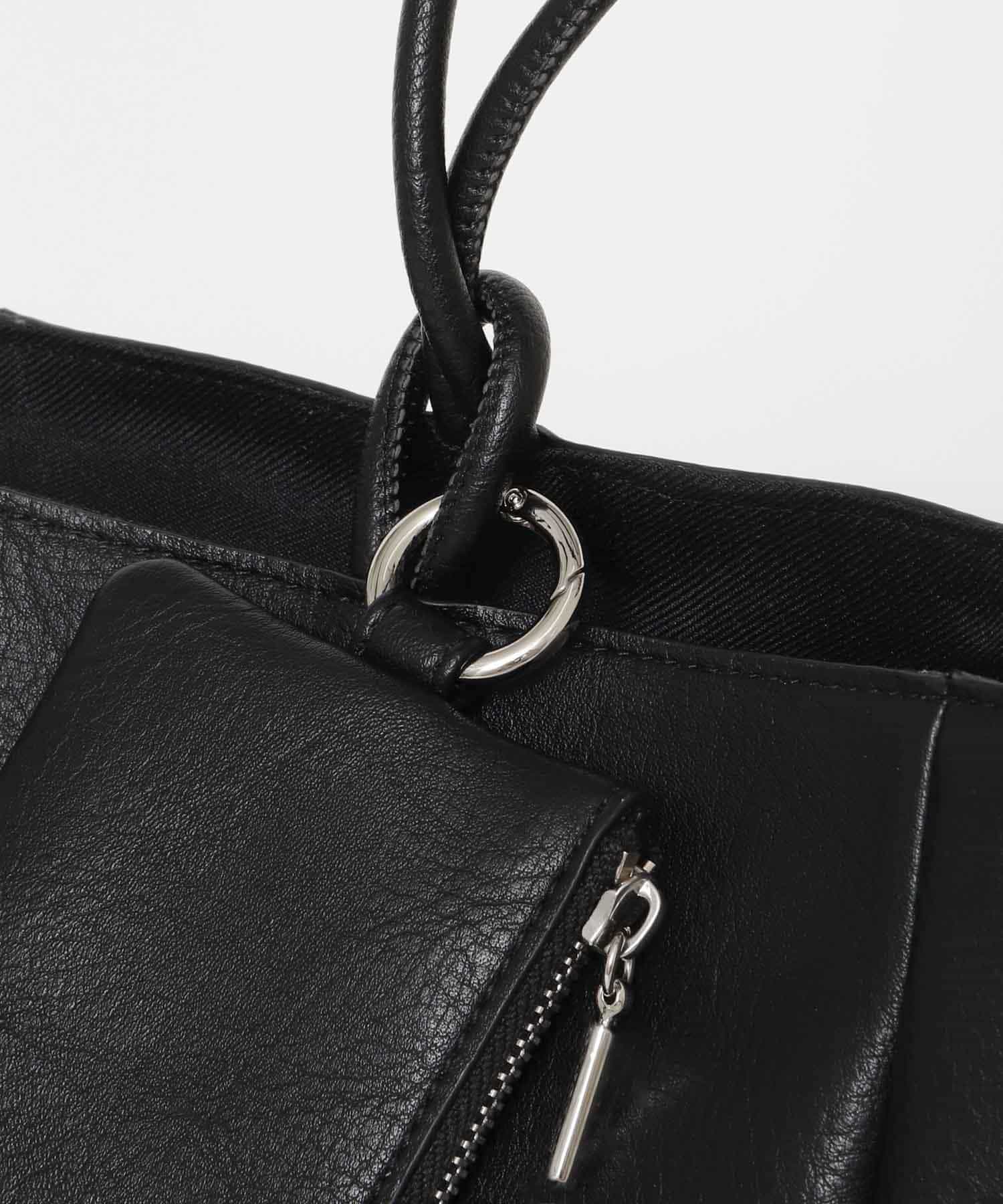 まるひもワンハンドルバッグ BLACK one