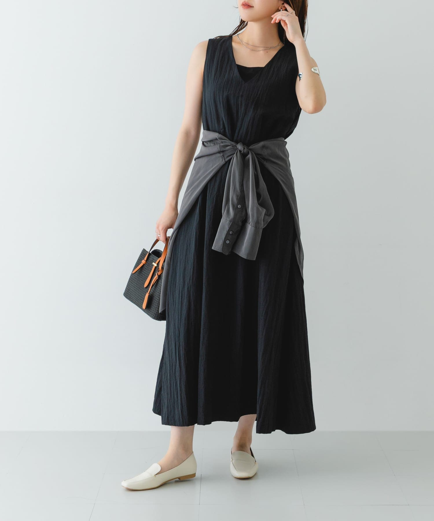 『MADE IN JAPAN』スクエアトゥプチメタルローファー OFF WHITE 36