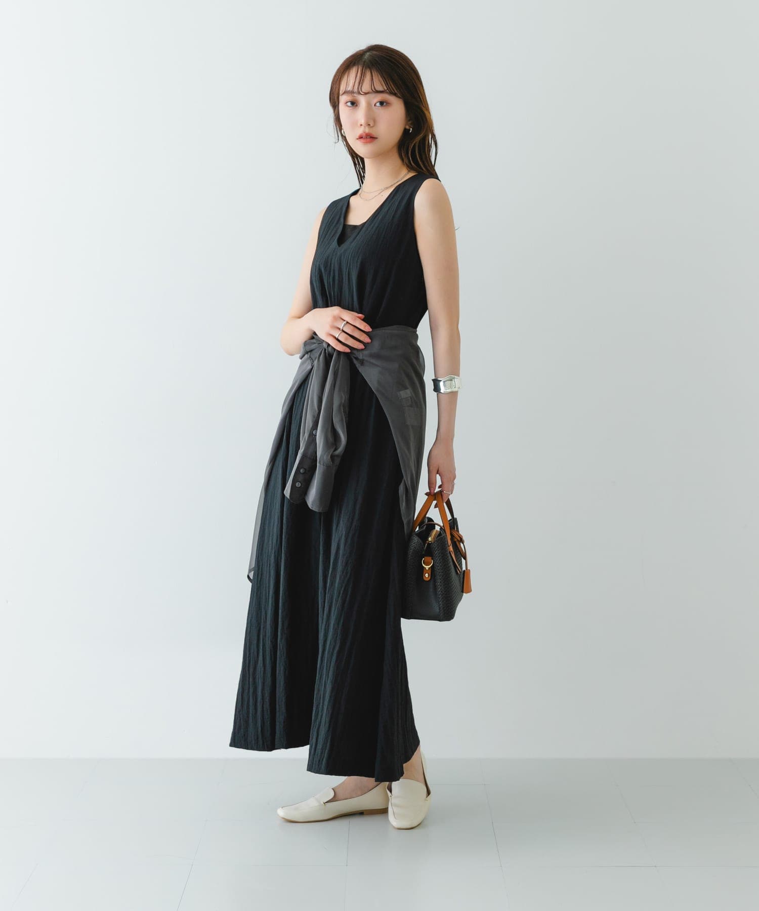 『MADE IN JAPAN』スクエアトゥプチメタルローファー OFF WHITE 36