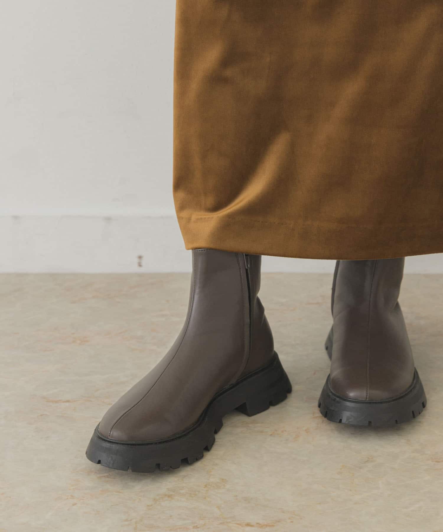 4センチオーバーソールブーツ GYSH-BROWN 36