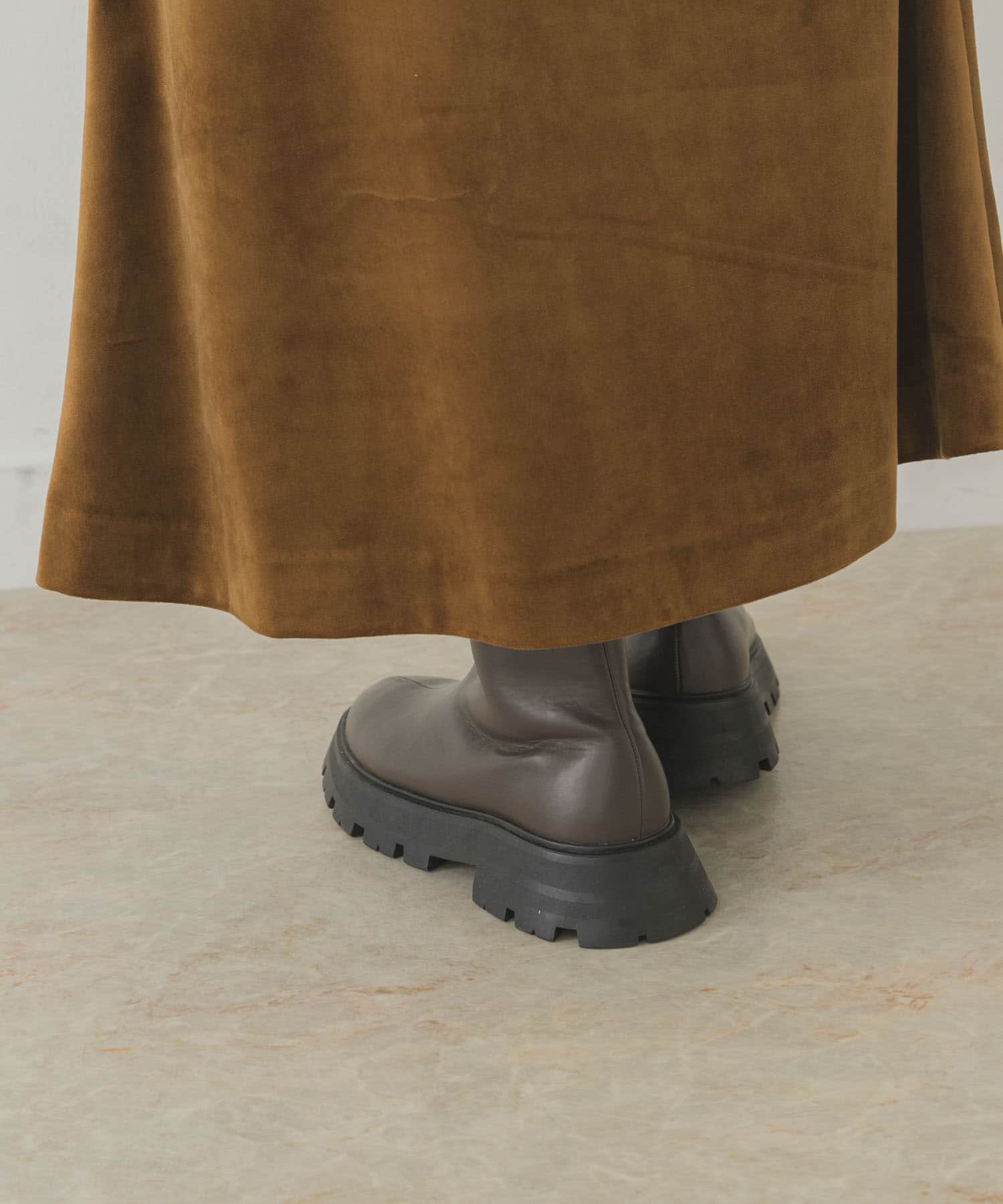4センチオーバーソールブーツ GYSH-BROWN 36
