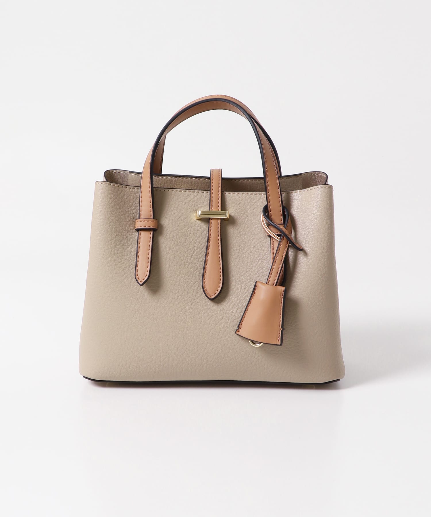 チャーム付ミニバッグ『Ssize』 SAND BEIGE one