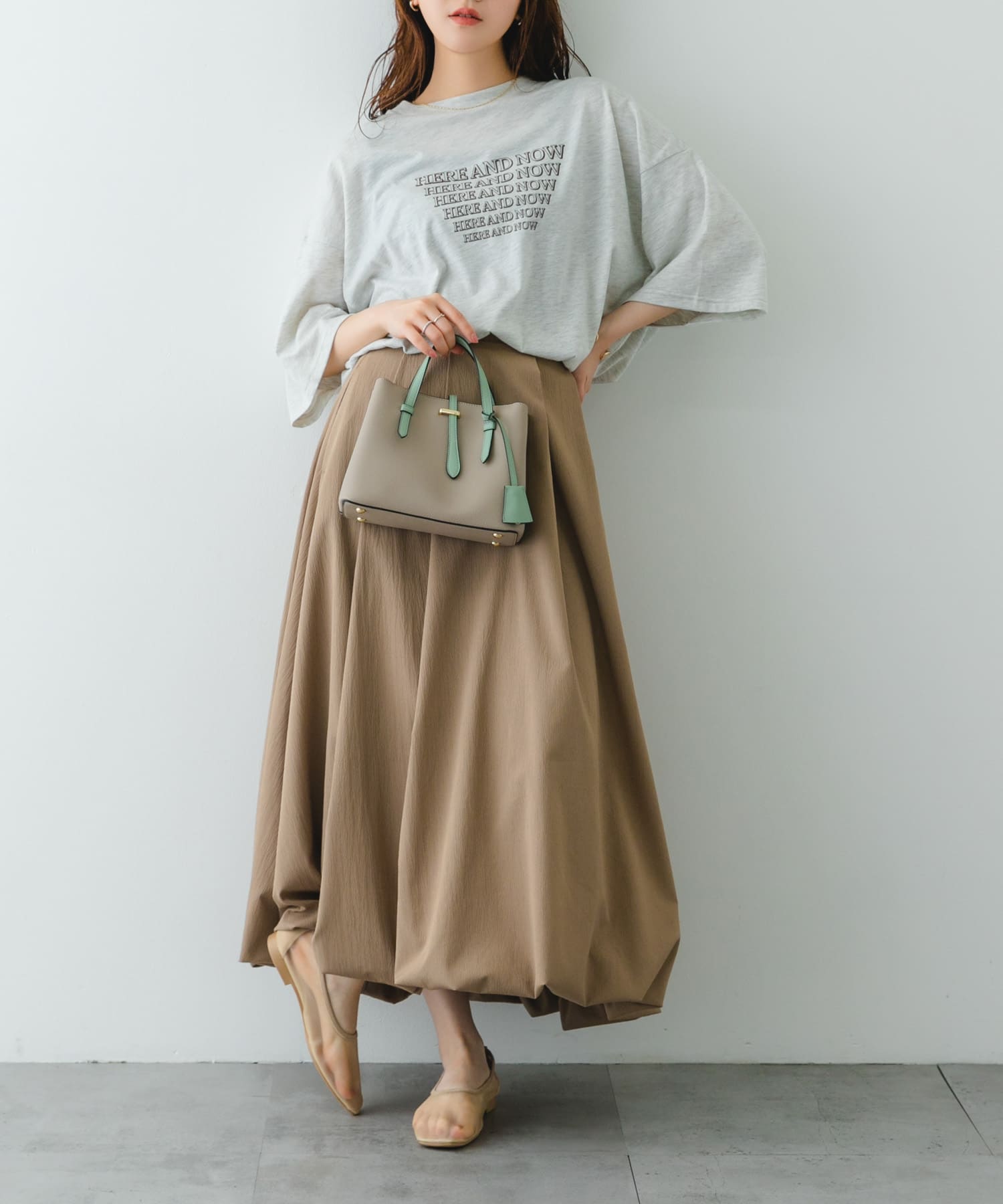 チャーム付ミニバッグ『Ssize』 MINT one