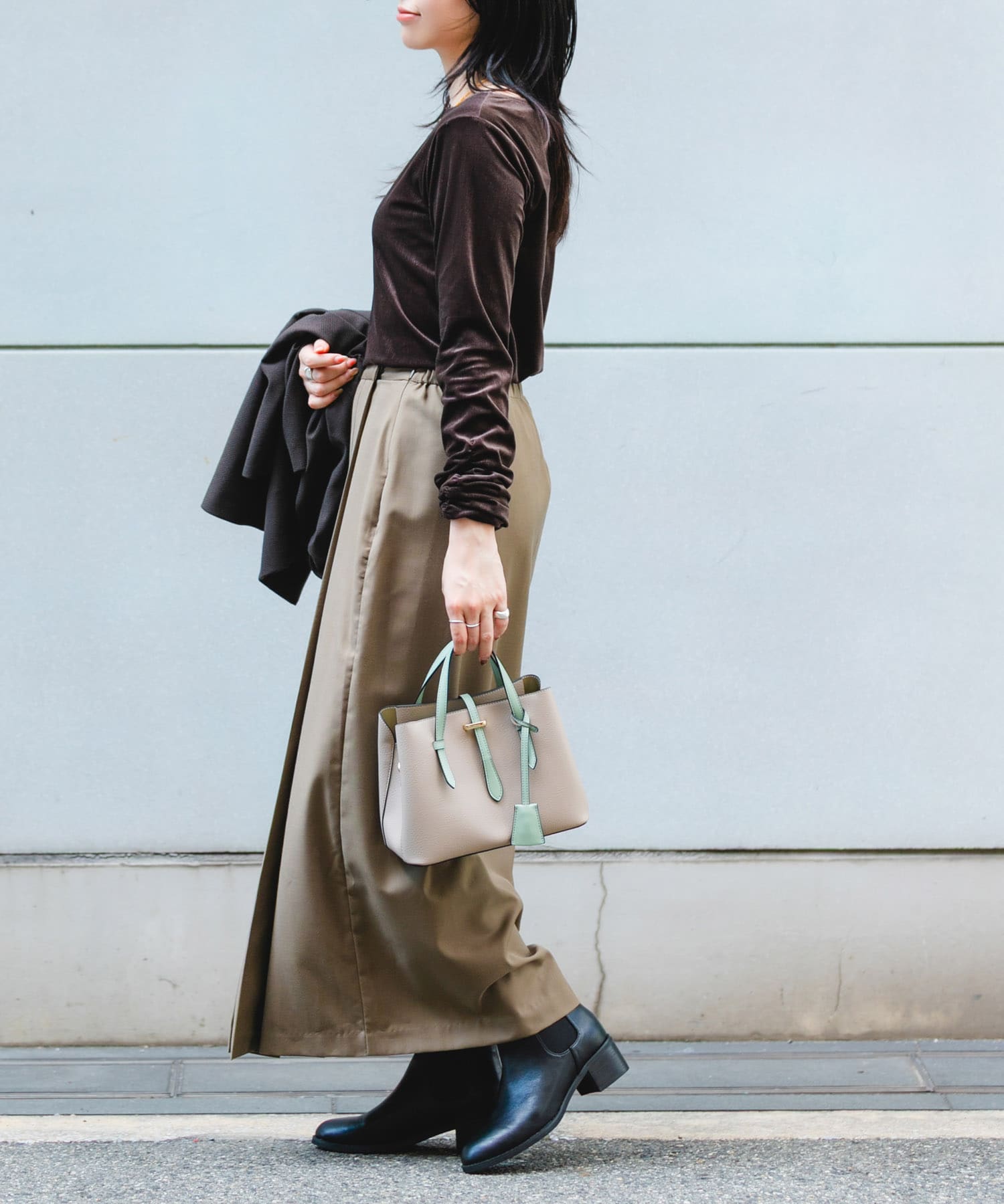 チャーム付ミニバッグ『Ssize』 MINT one