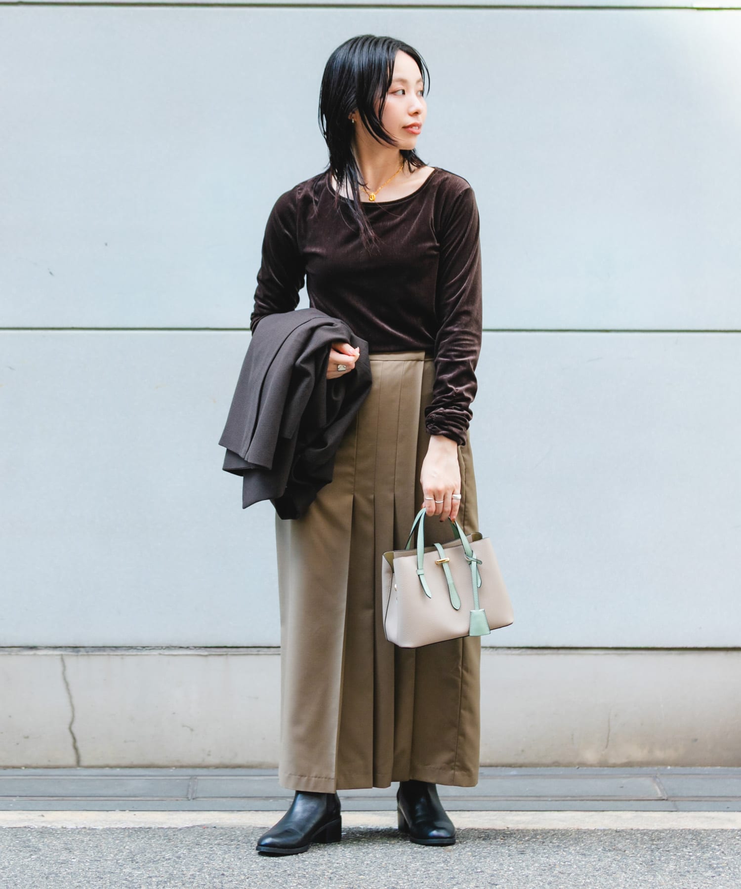 チャーム付ミニバッグ『Ssize』 MINT one