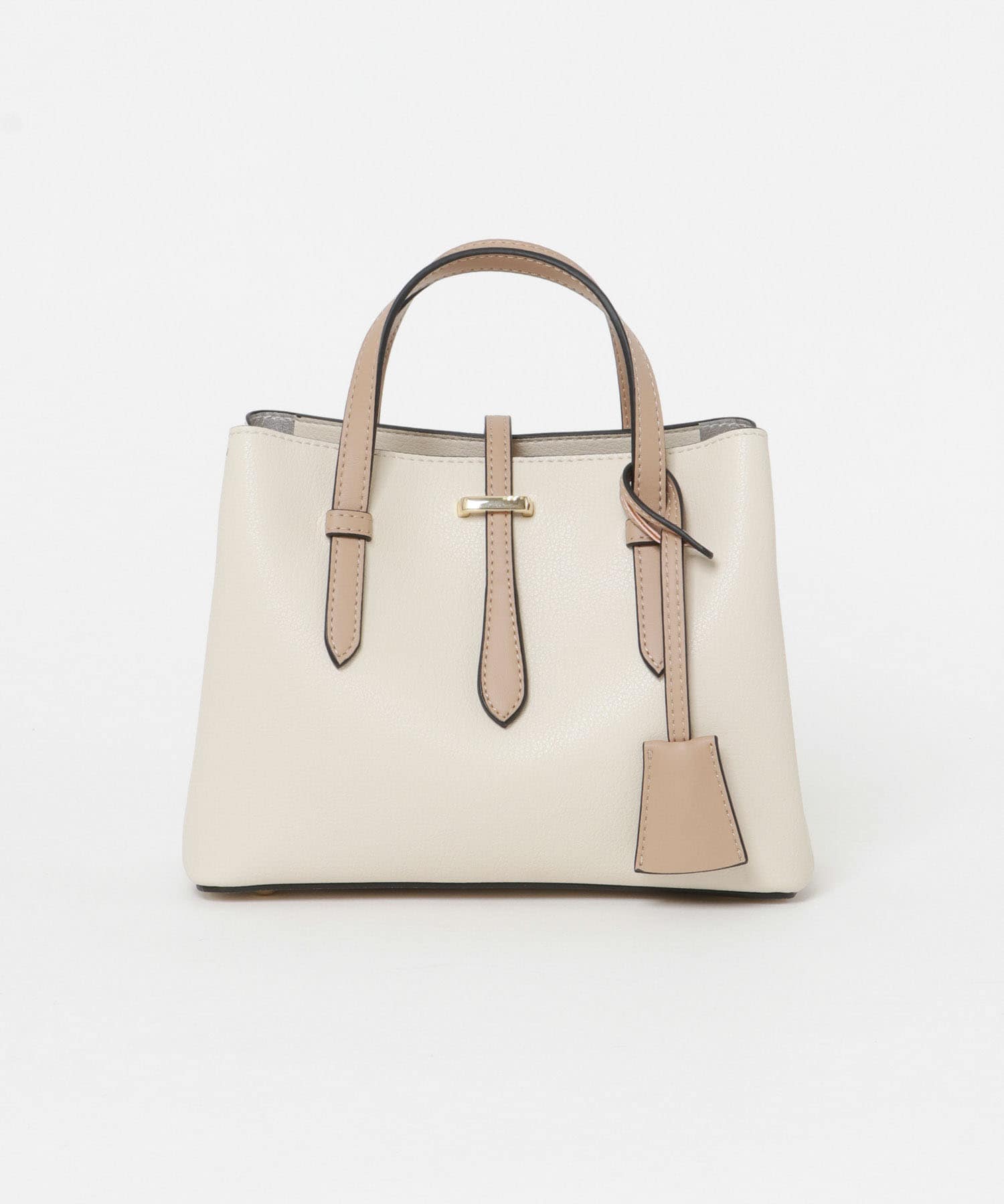チャーム付ミニバッグ『Ssize』 IVORY one