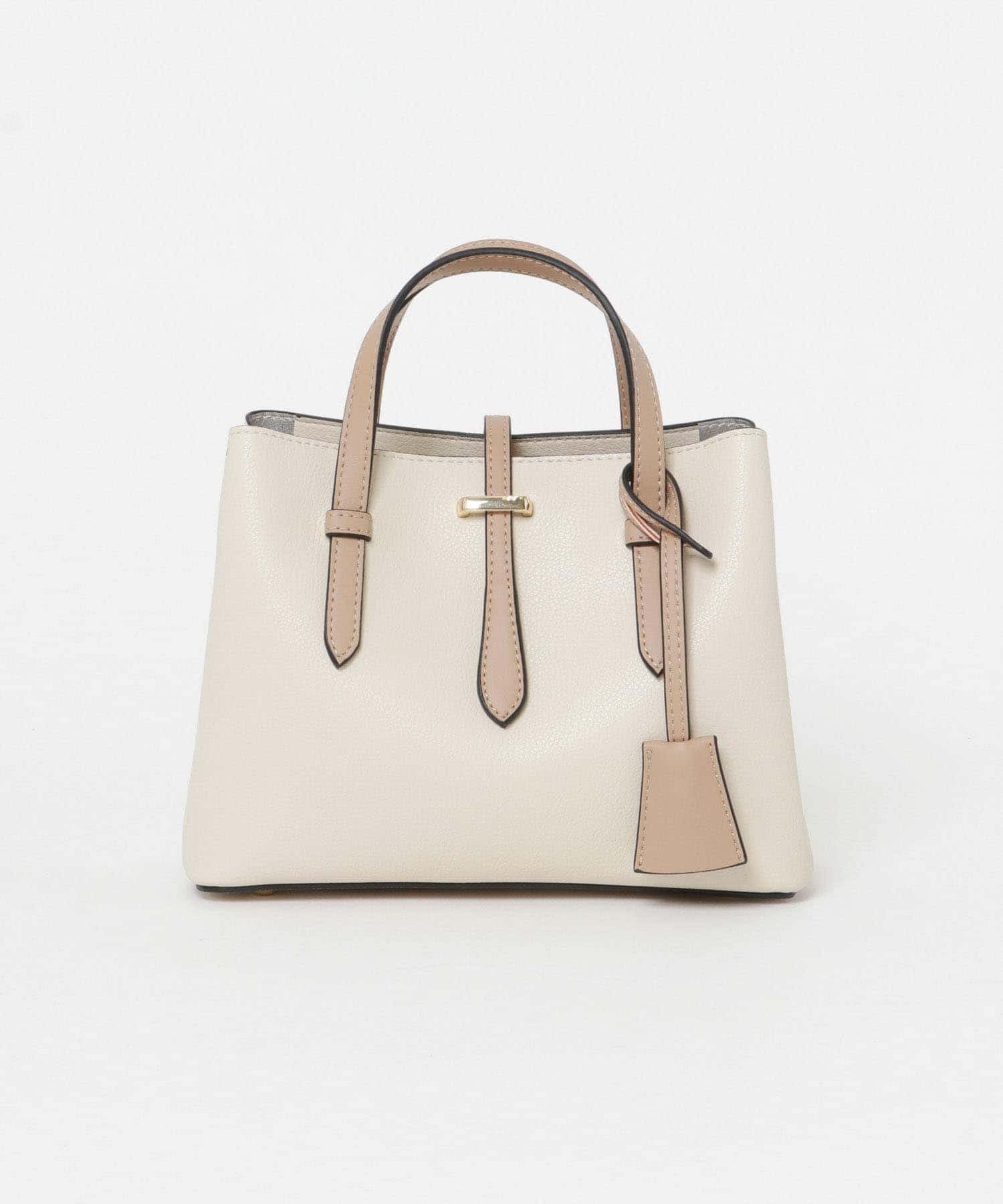 チャーム付ミニバッグ『Ssize』 IVORY one