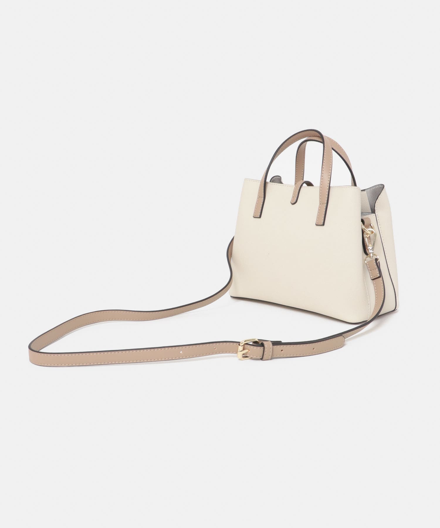 チャーム付ミニバッグ『Ssize』 IVORY one
