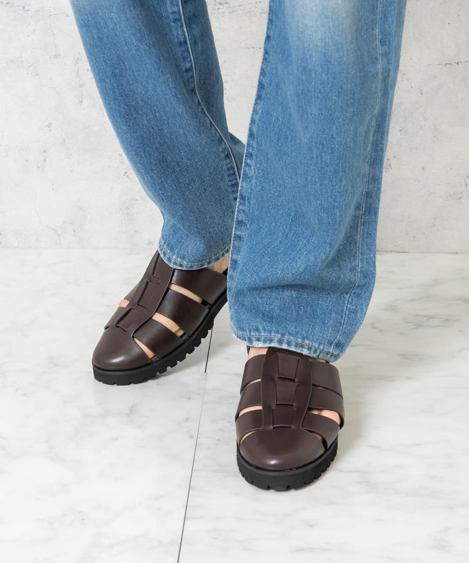 グルカサンダル『レディースサイズあり』 DARK BROWN 25.5