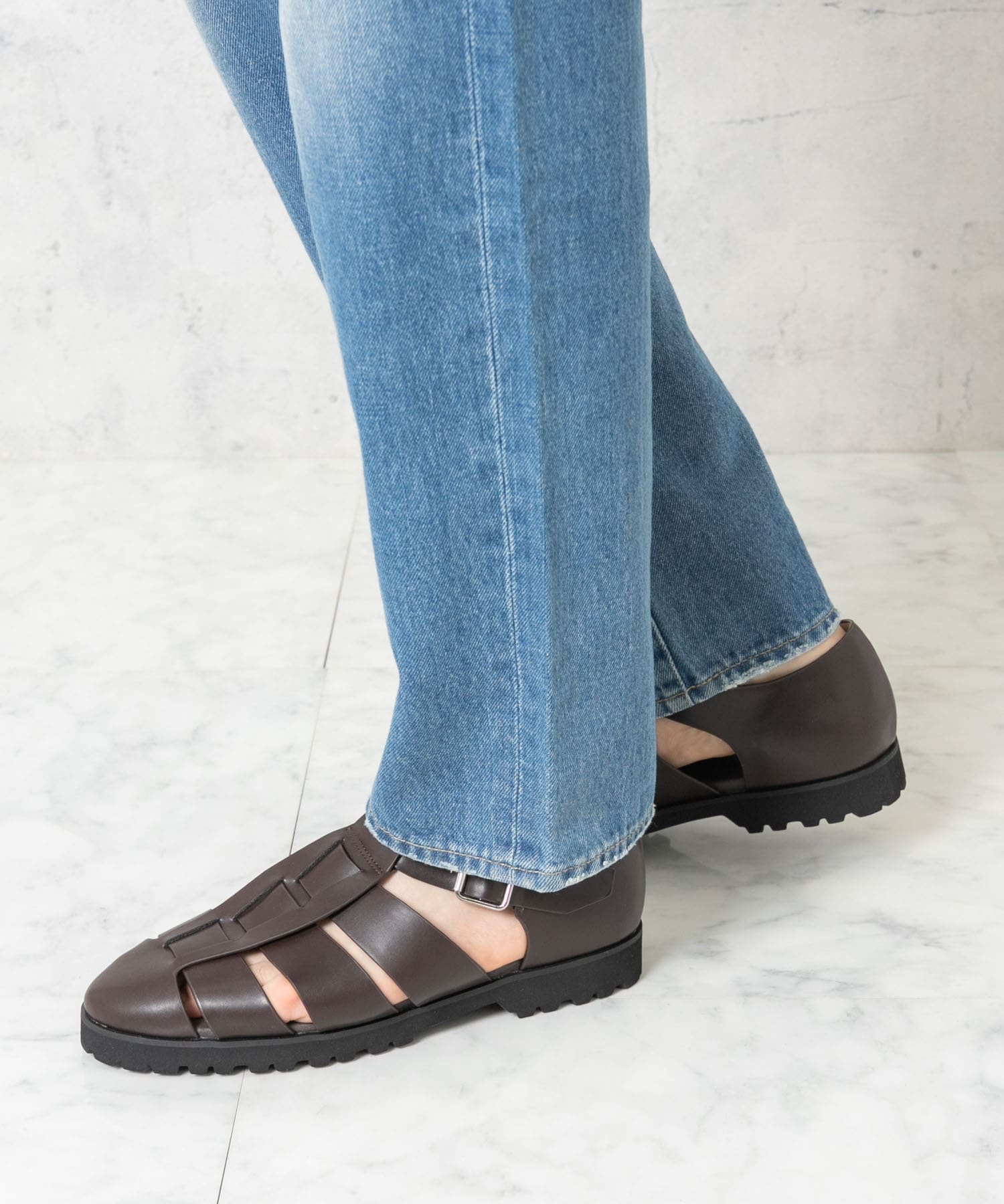 グルカサンダル『レディースサイズあり』 DARK BROWN 25.5